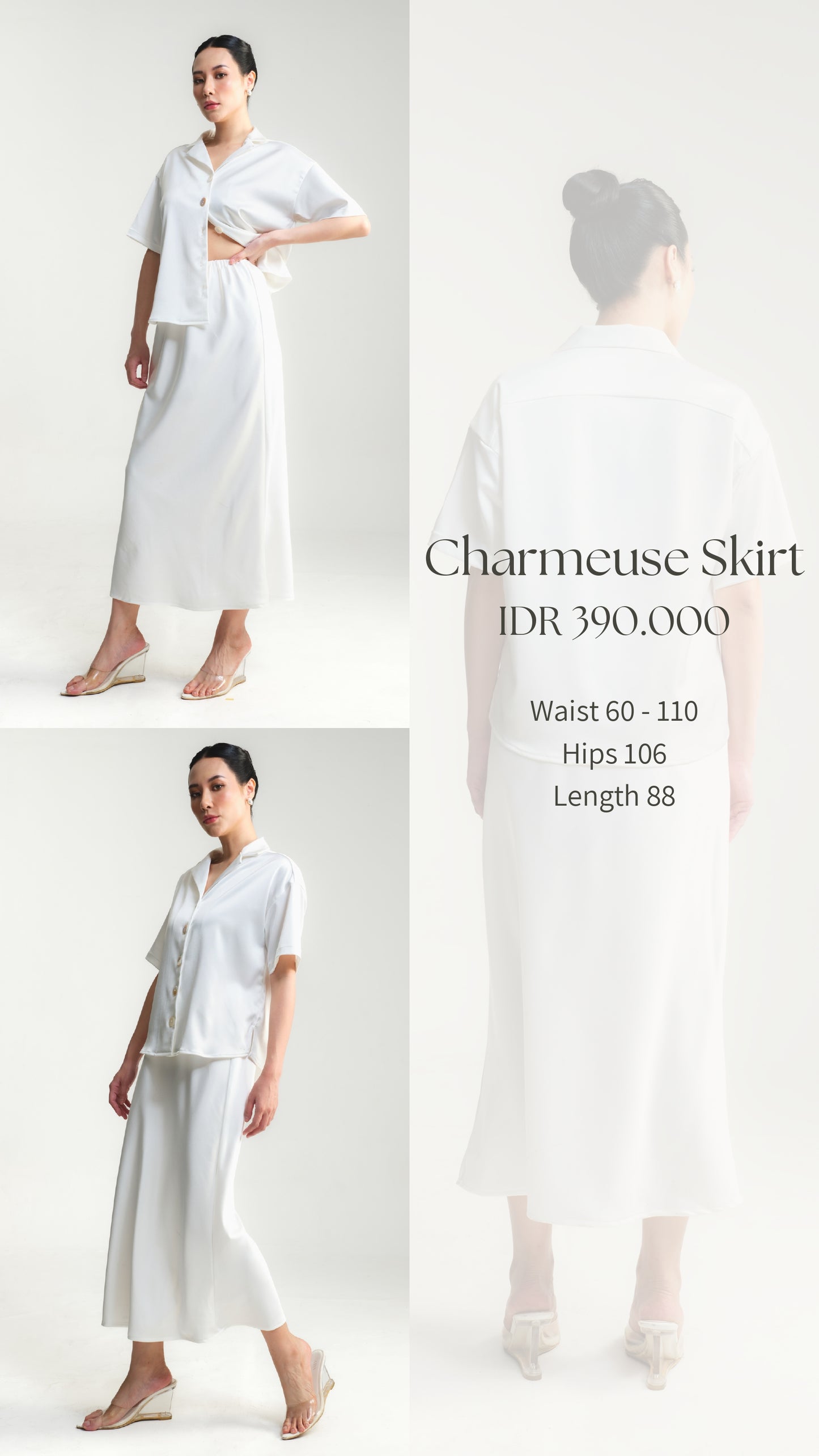 CHARMEUSE SKIRT