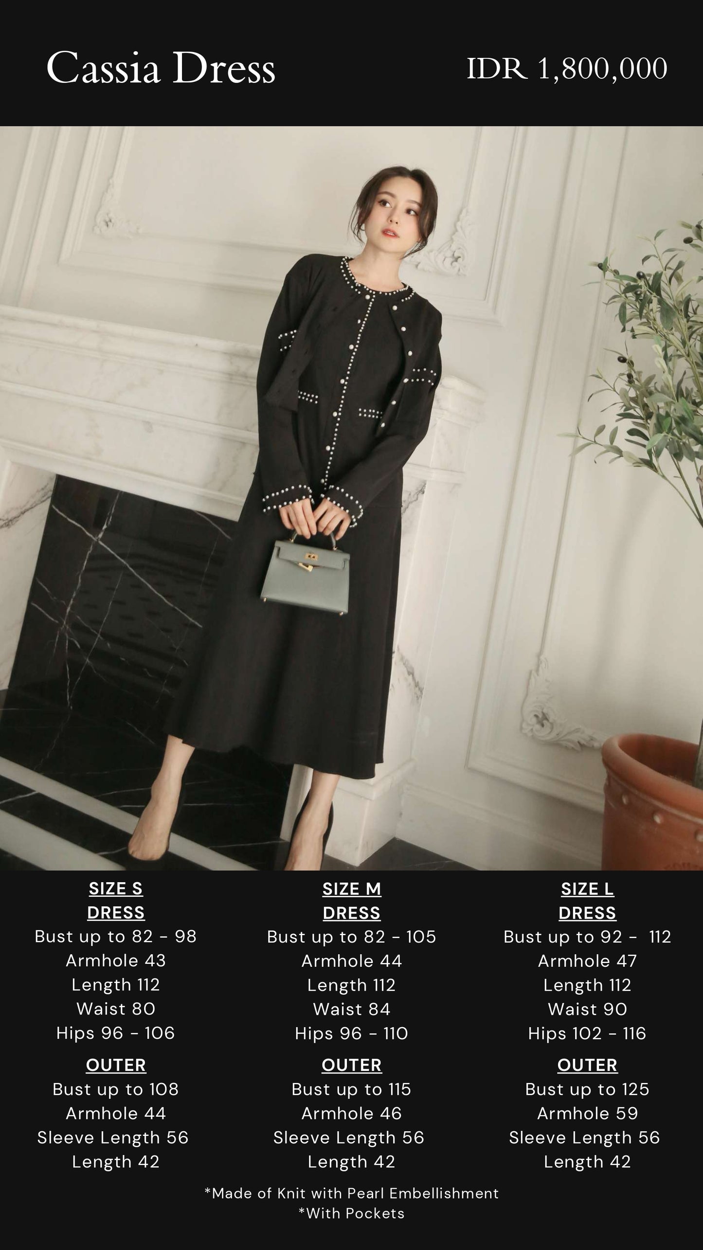 CASSIA DRESS - BLACK