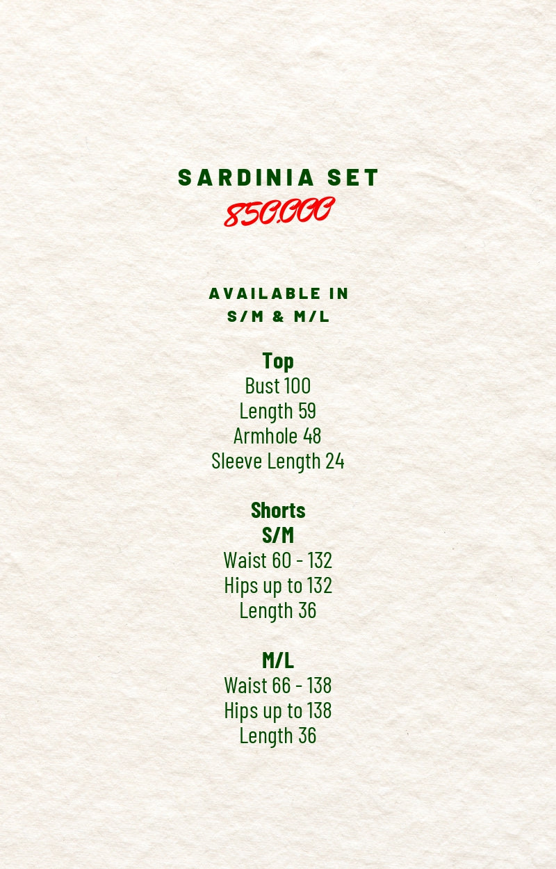 SARDINIA SET (ARRAY RESORT COLLECTION)