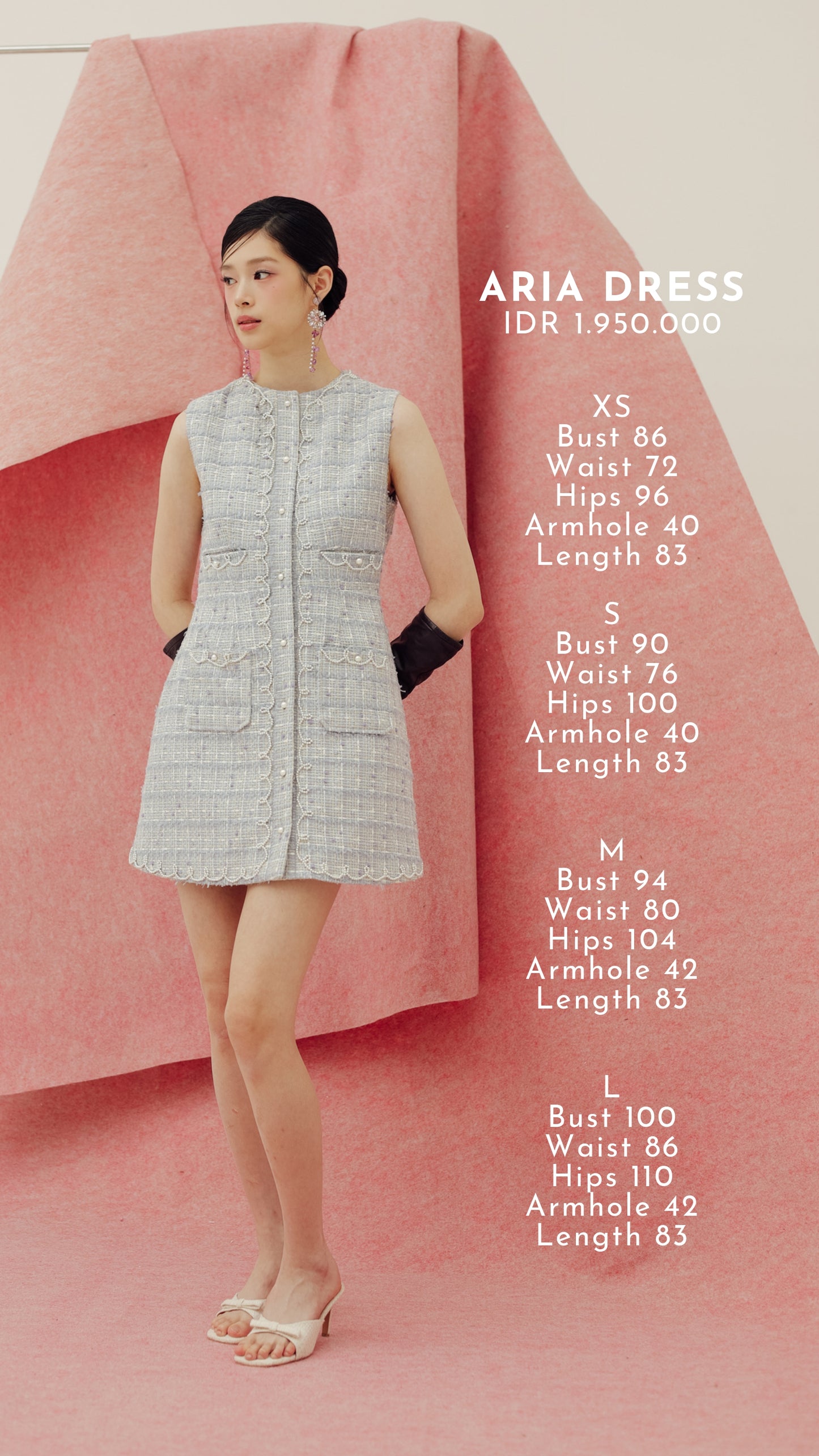 Aria Dress in Pink - (ARRAY JULY 2025)