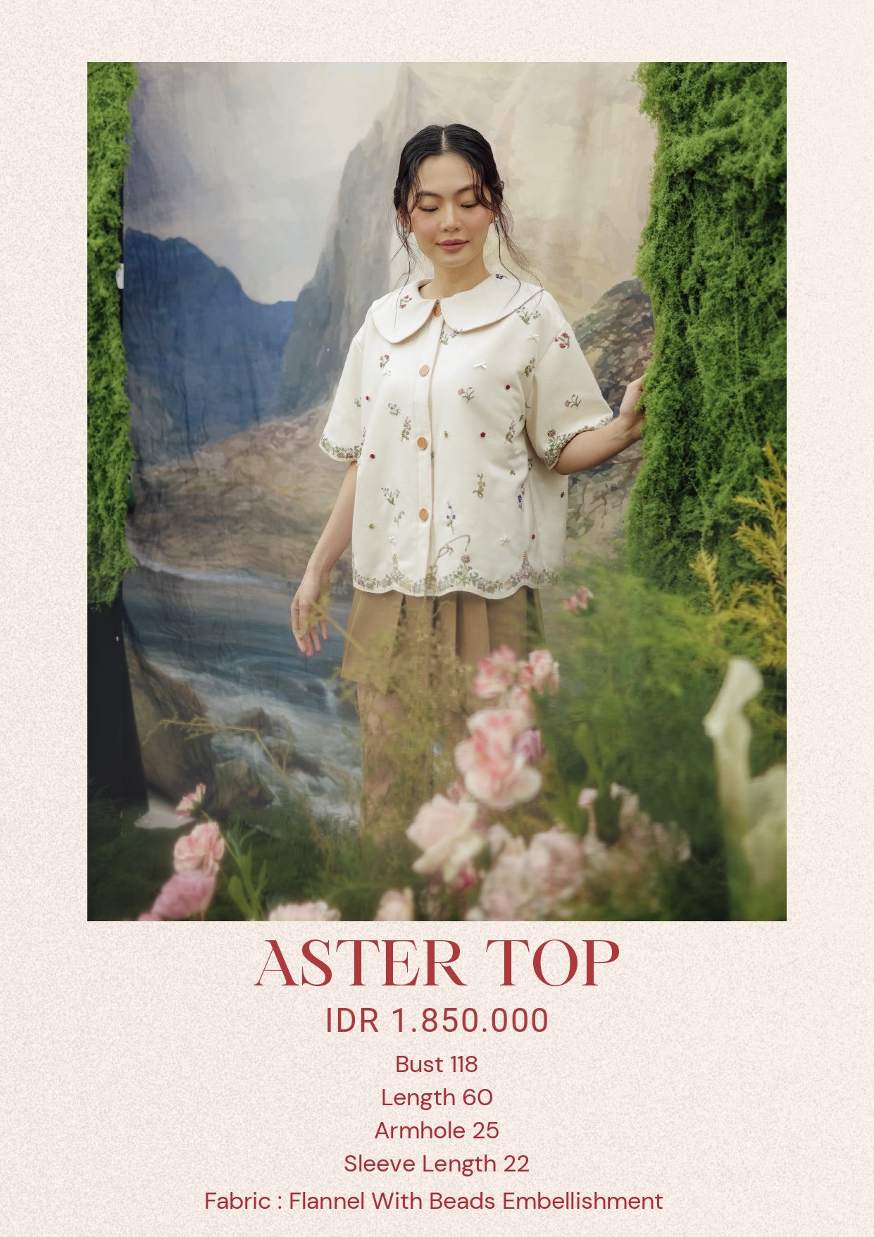 ASTER TOP (ARRAY WALK IN THE GARDEN)