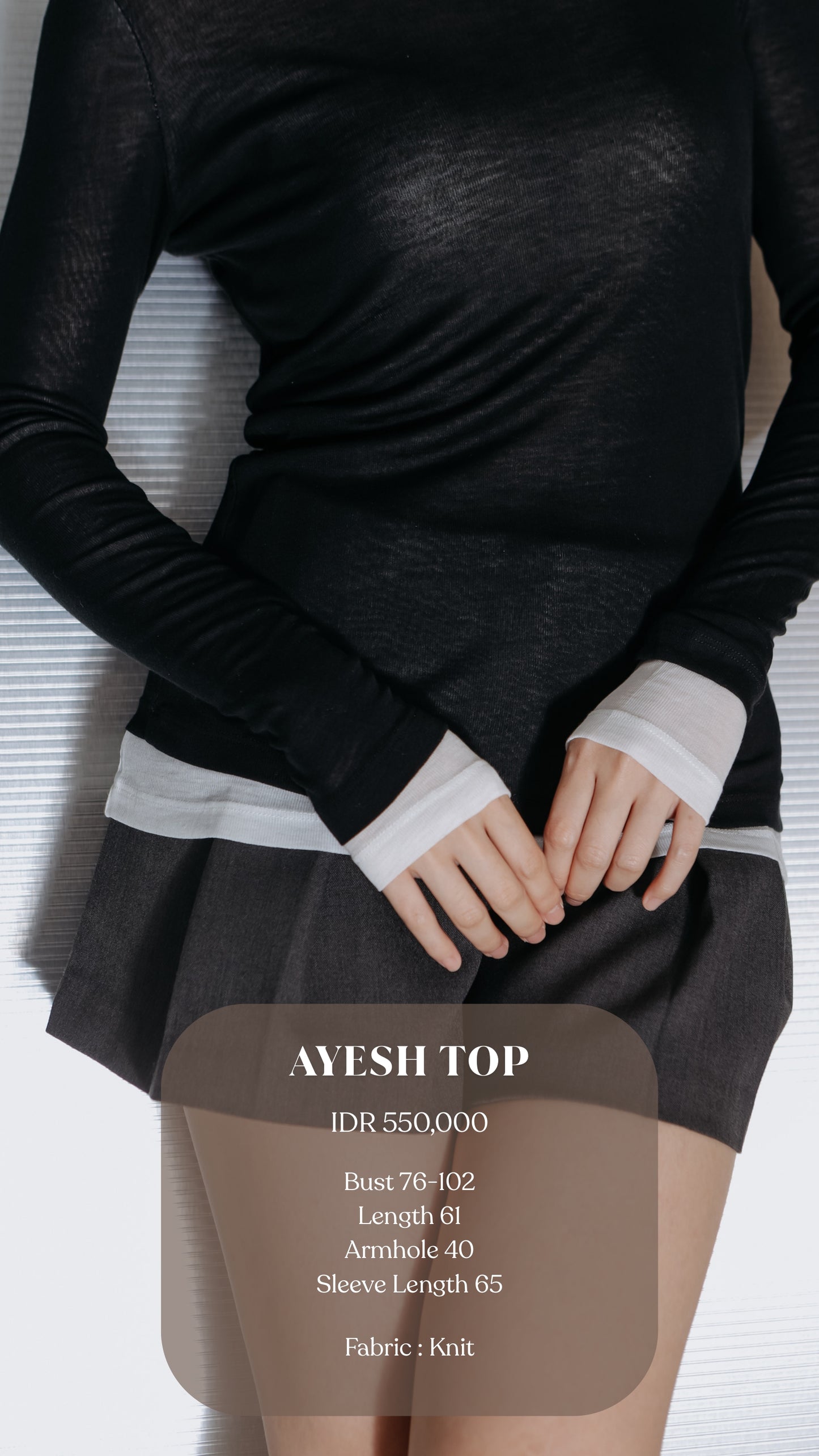 AYESH TOP (DAY OFF FEB'26)