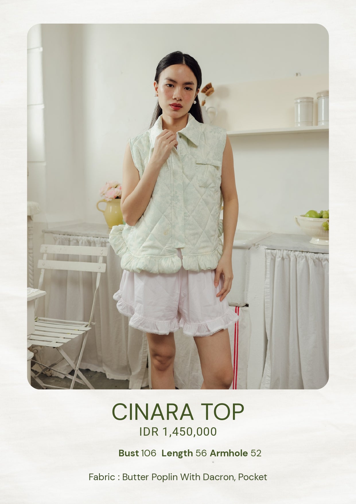 CINARA TOP (ARRAY RIGHT ON SPRING)