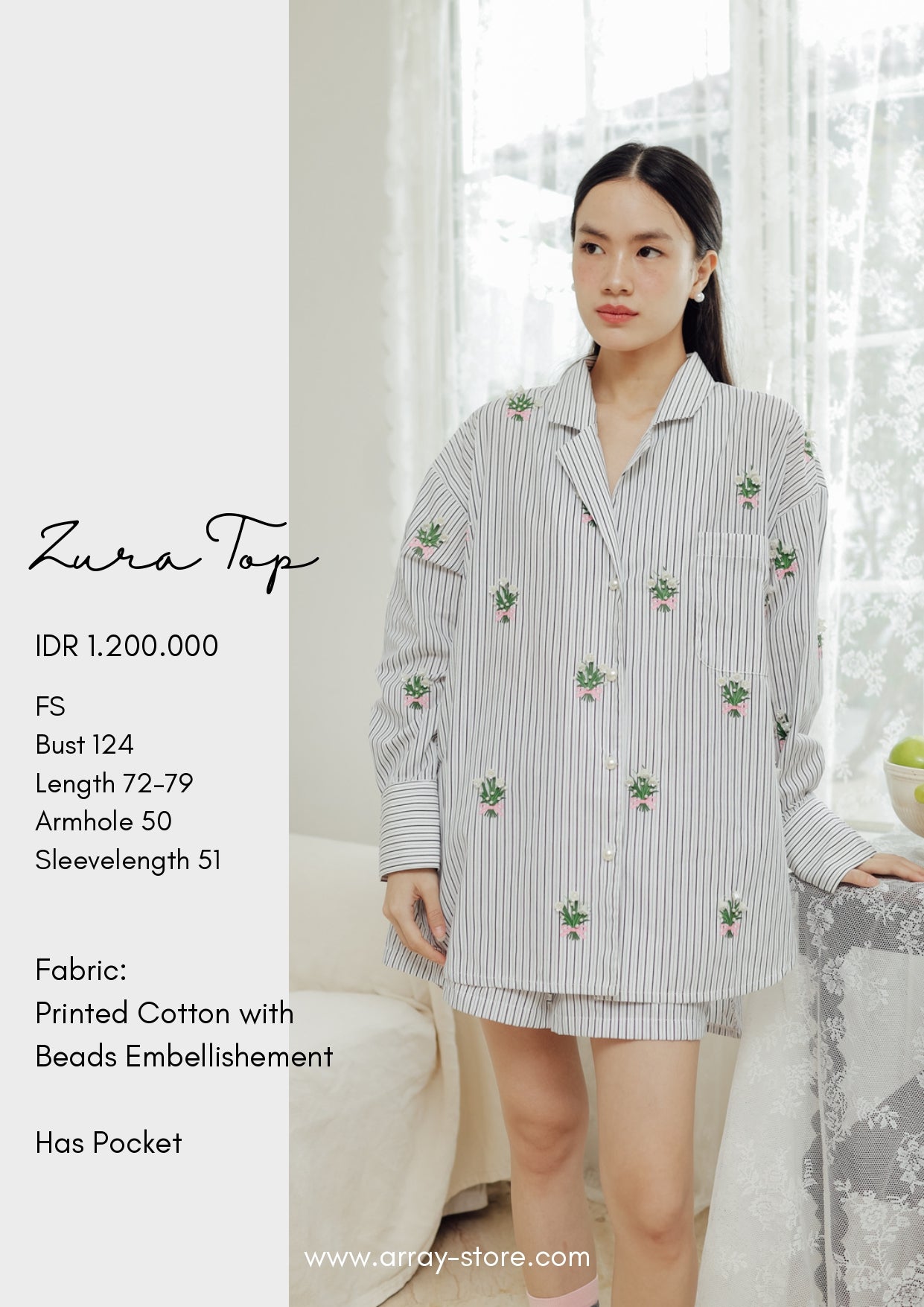 ZURA TOP (ARRAY SOFT WHISPERS)