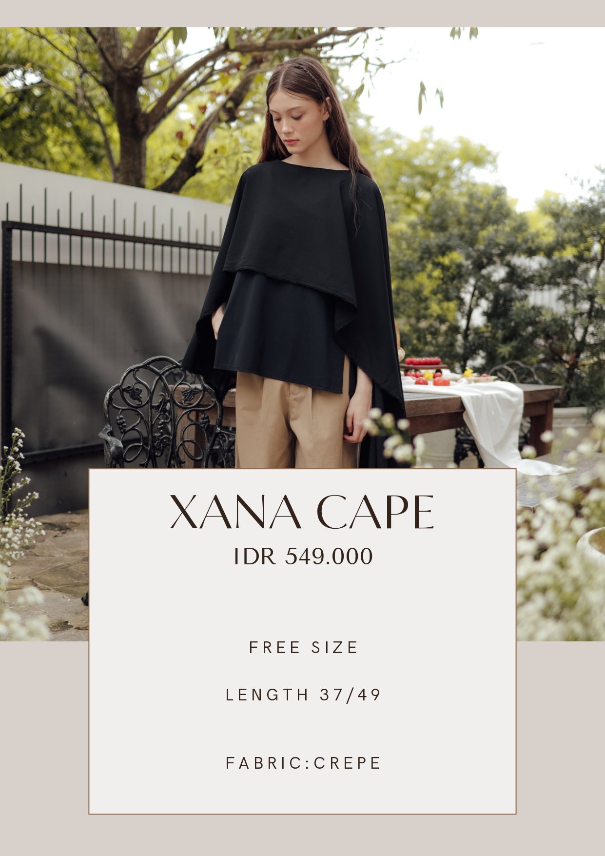 XANA CAPE (DAYOFF QUIET ARRIVAL)