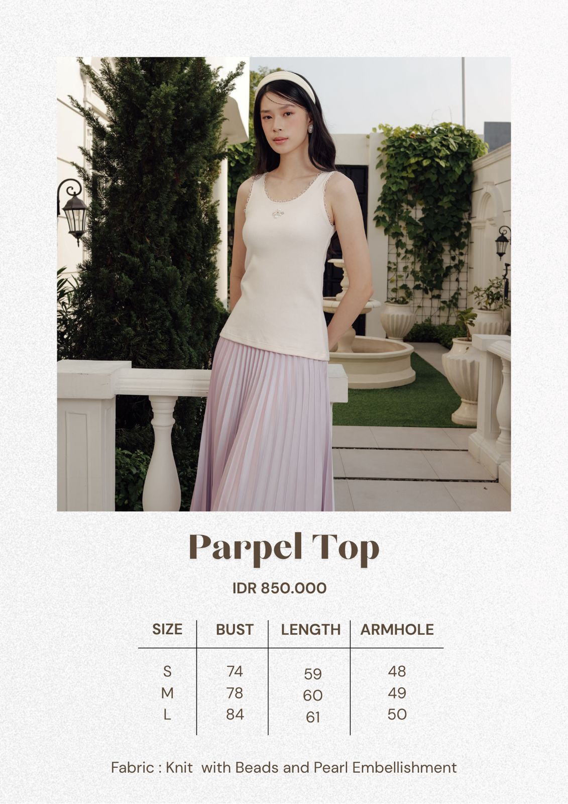 PARPEL TOP (ARRAY HEIRLOOM LEGACY)