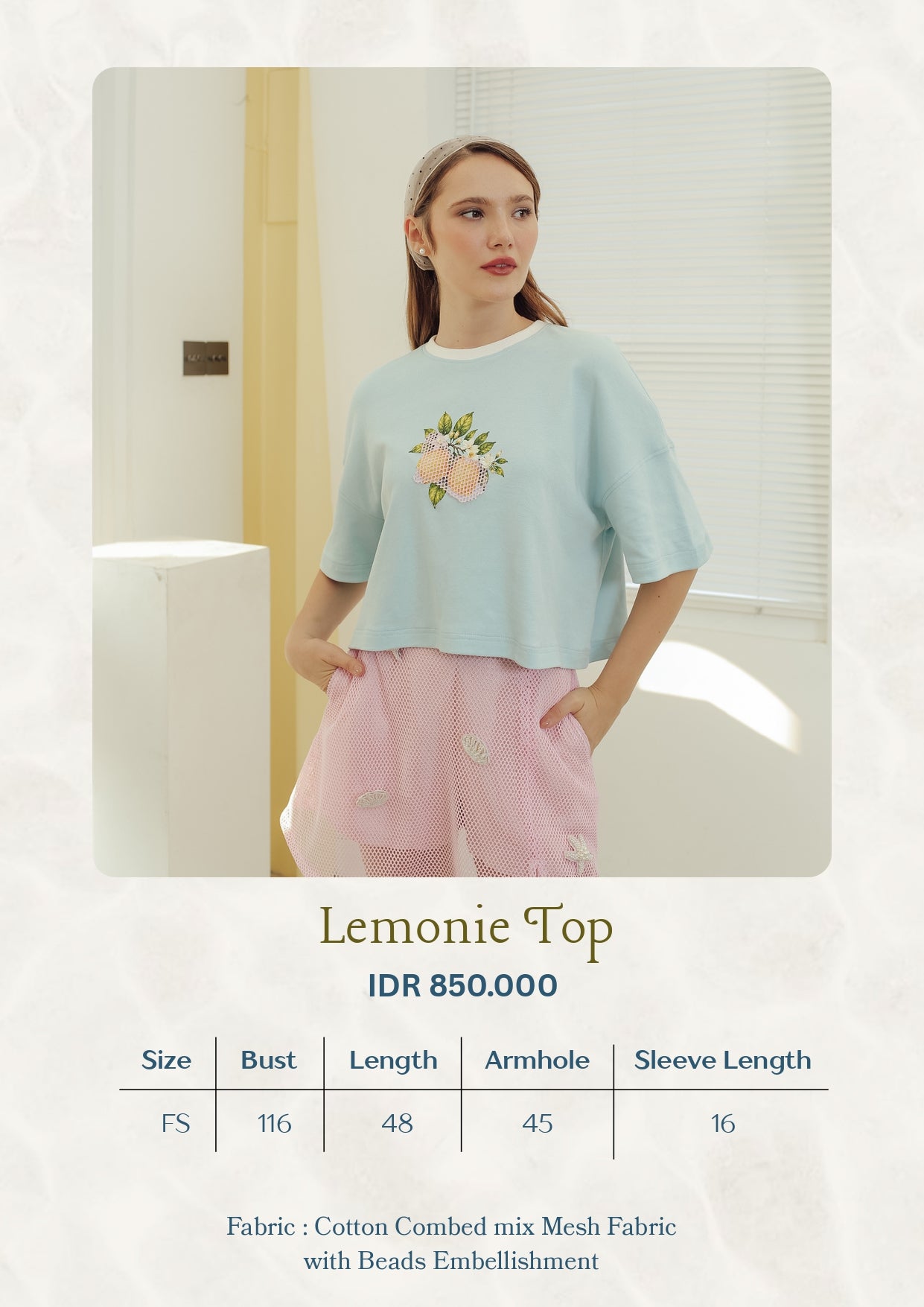 LEMONIE TOP (ARRAY UNDER THE SUN)