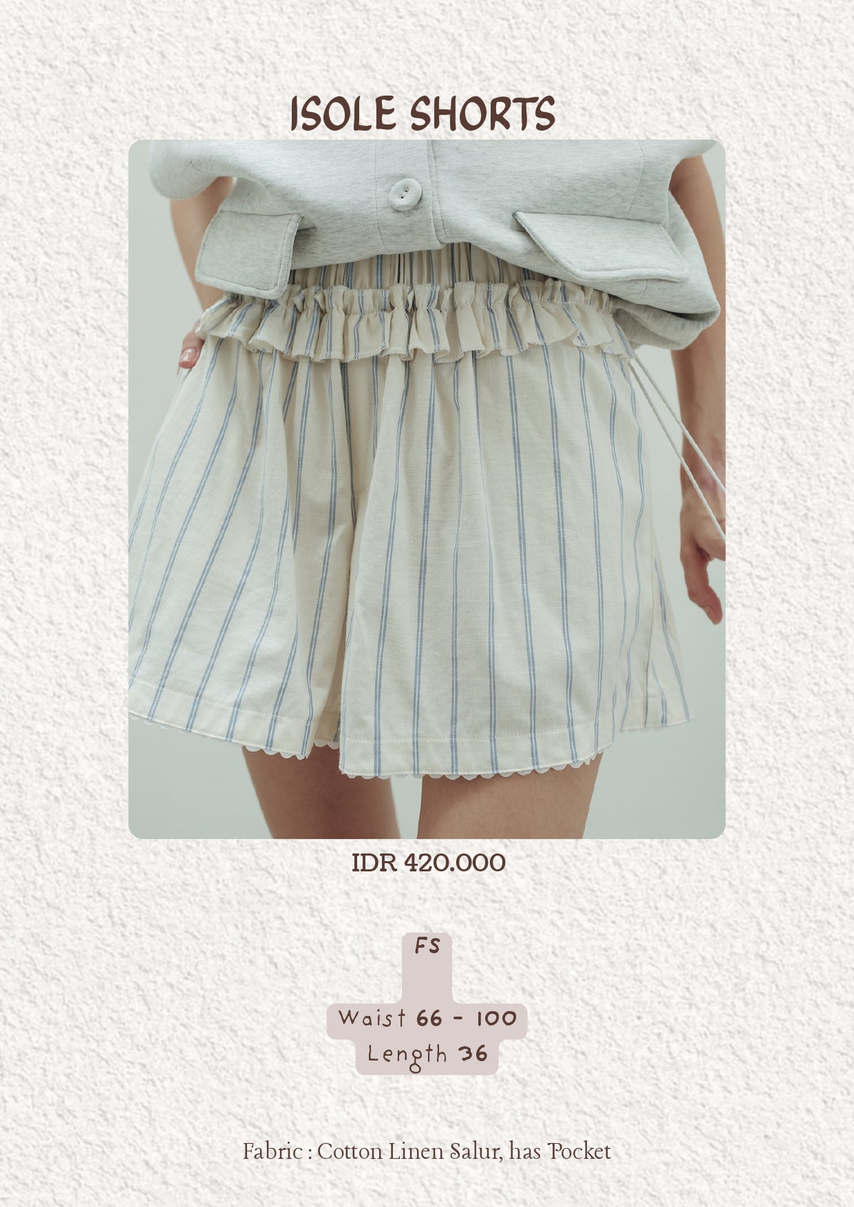 ISOLE SHORTS (DAYOFF DEAR SEPTEMBER)