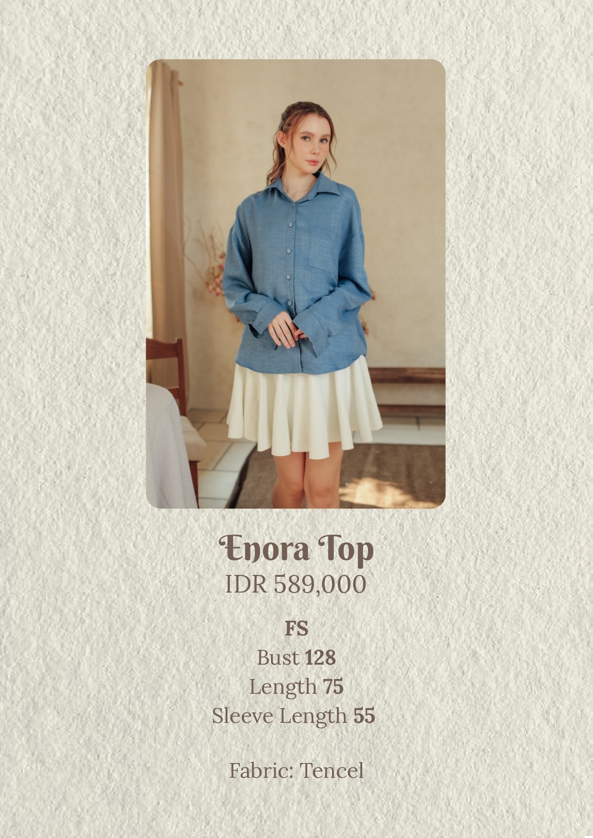 ENORA TOP (DAYOFF IN BETWEEN)
