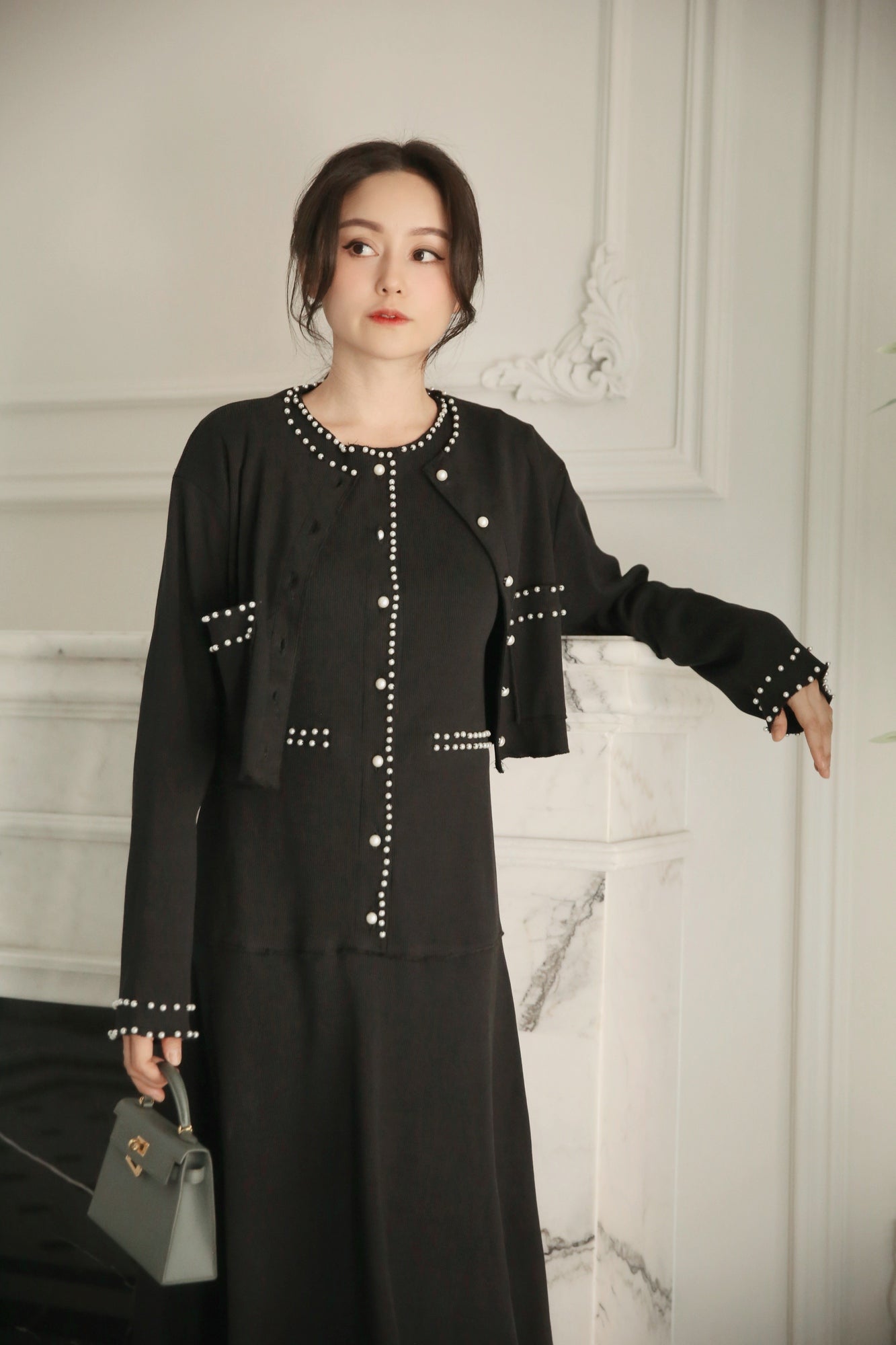 CASSIA DRESS - BLACK