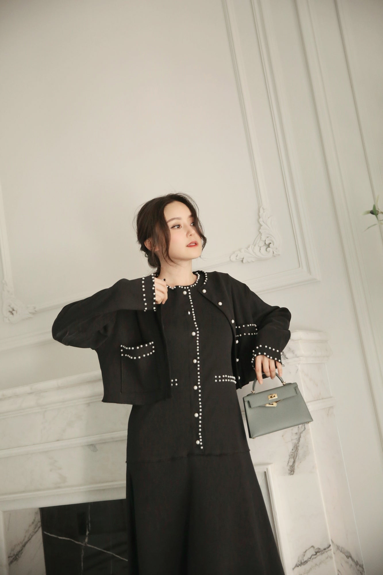 CASSIA DRESS - BLACK