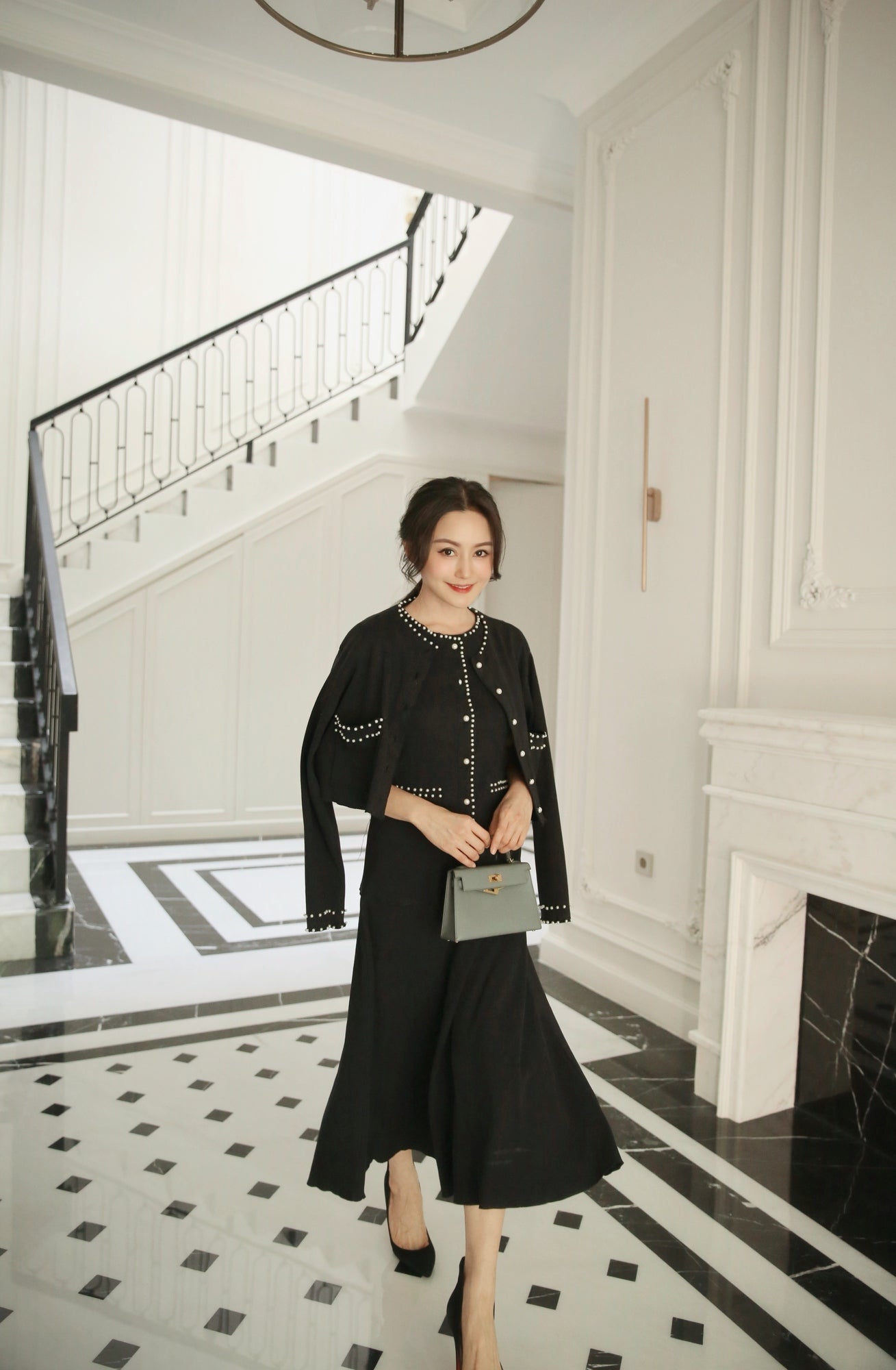 CASSIA DRESS - BLACK