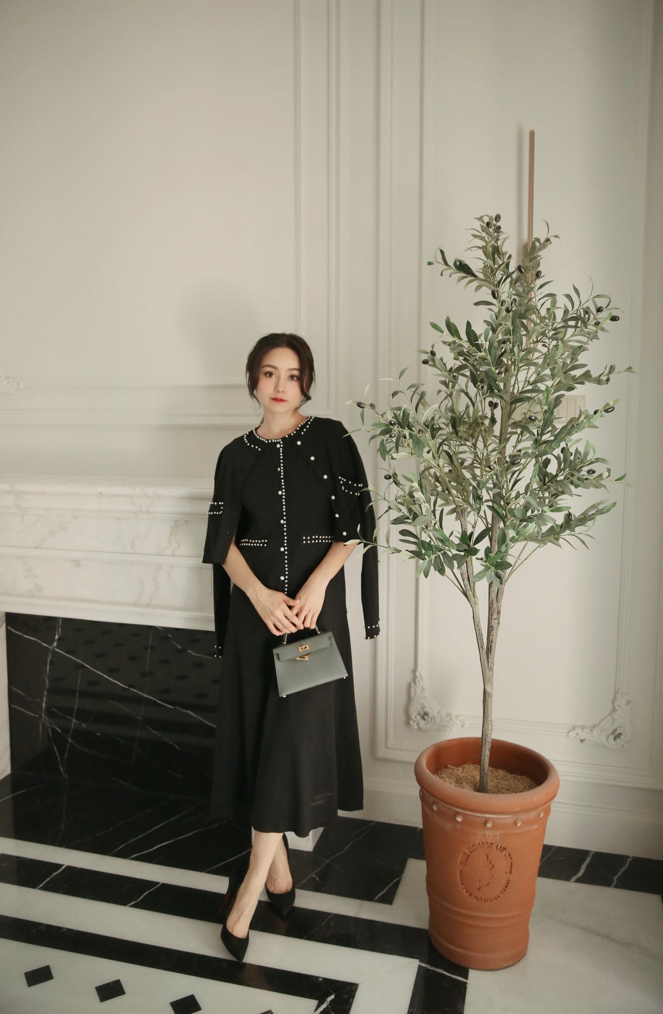 CASSIA DRESS - BLACK