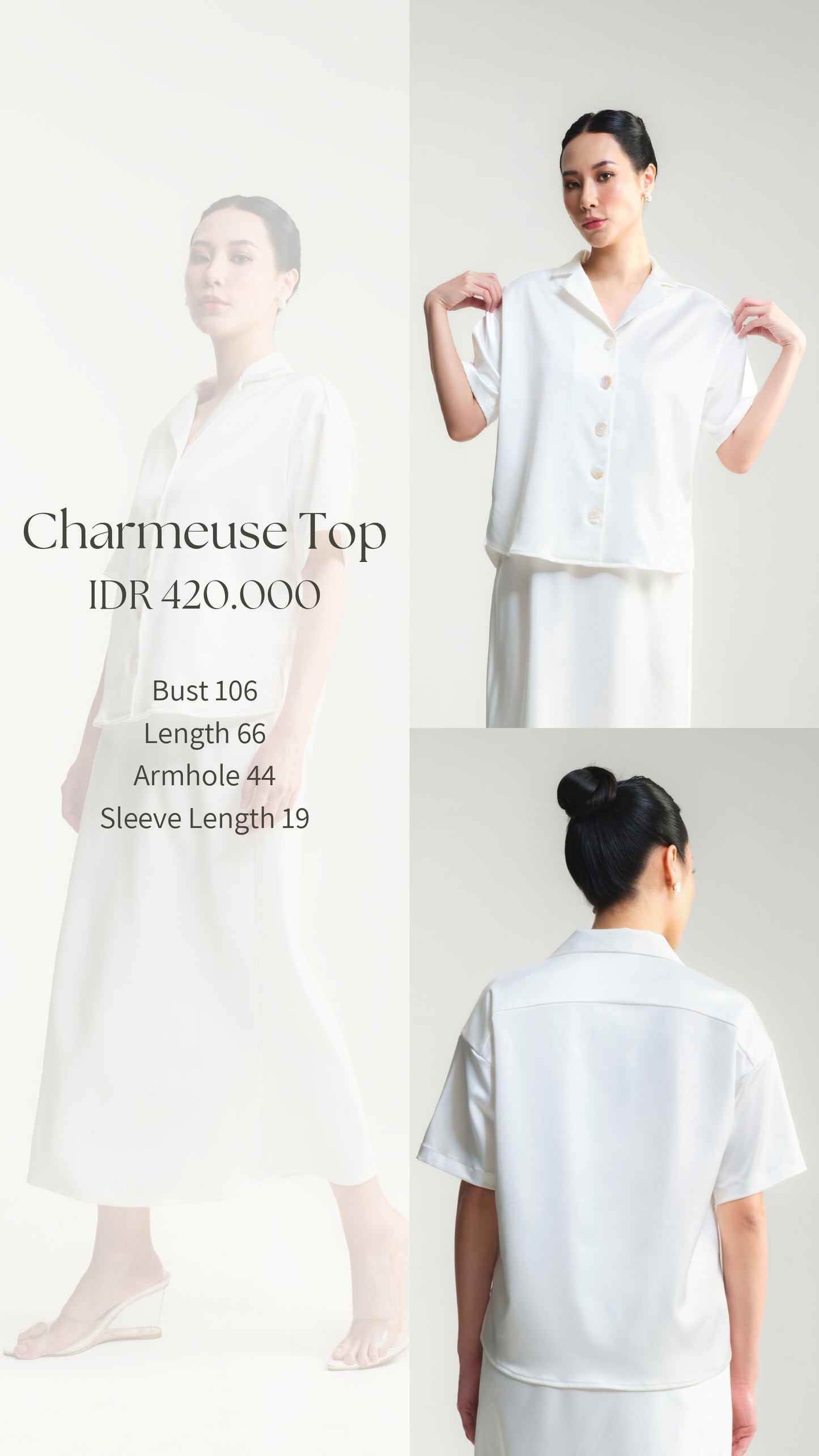 CHARMEUSE TOP