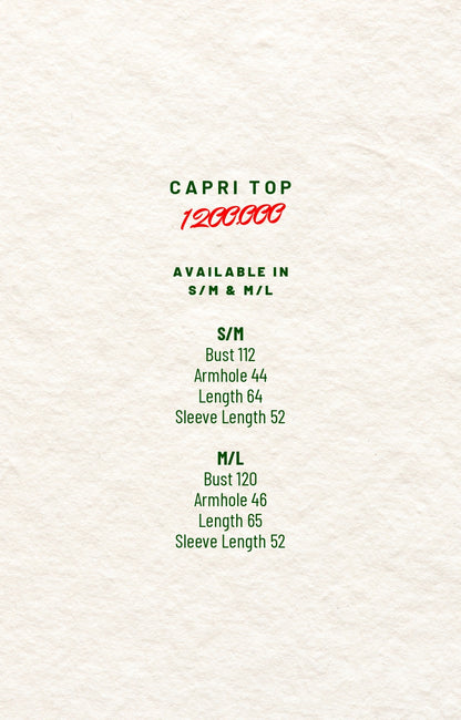 CAPRI TOP (ARRAY RESORT COLLECTION)