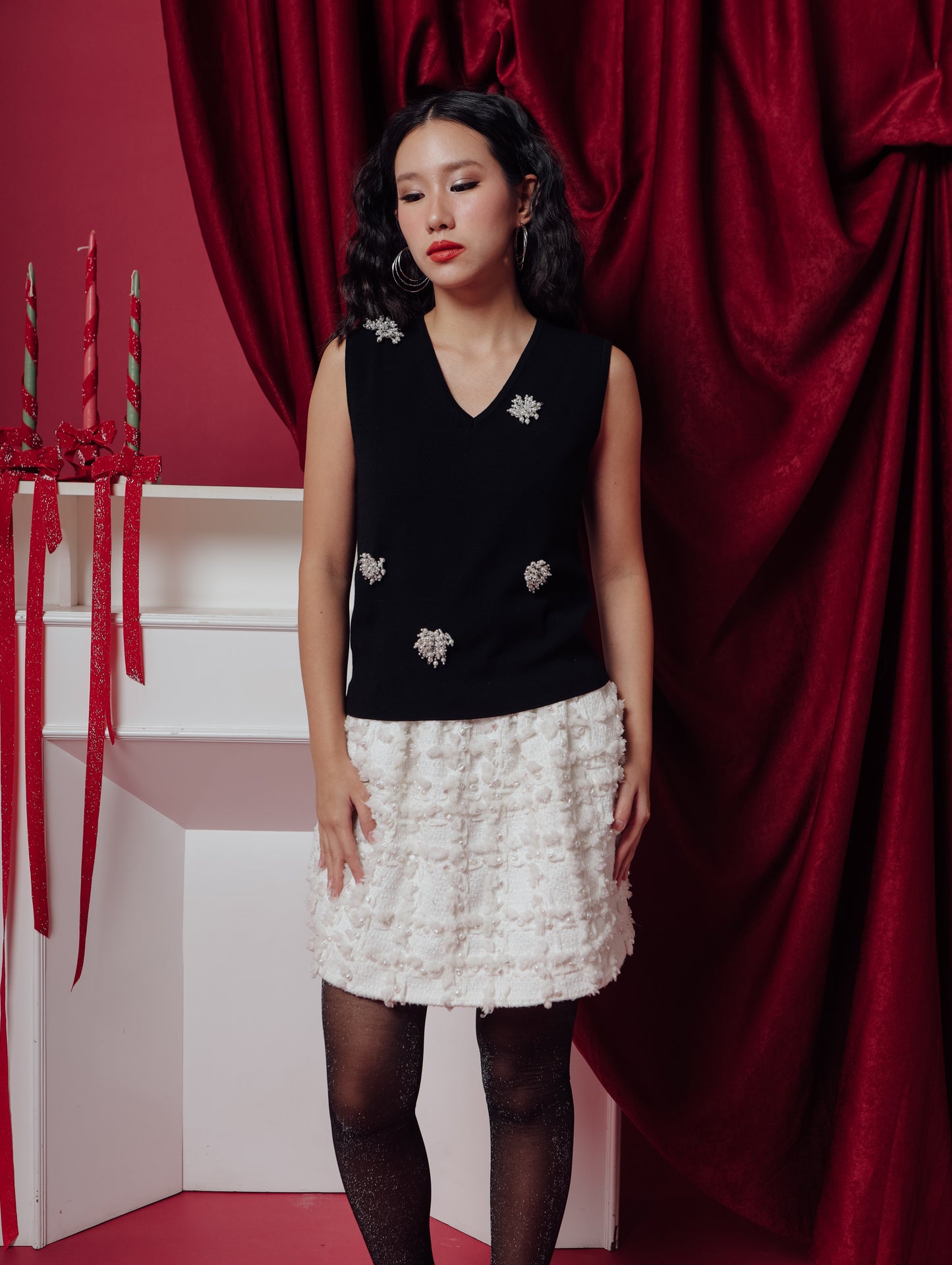 FROSTINE TOP (ARRAY HOLIDAY COLLECTION)