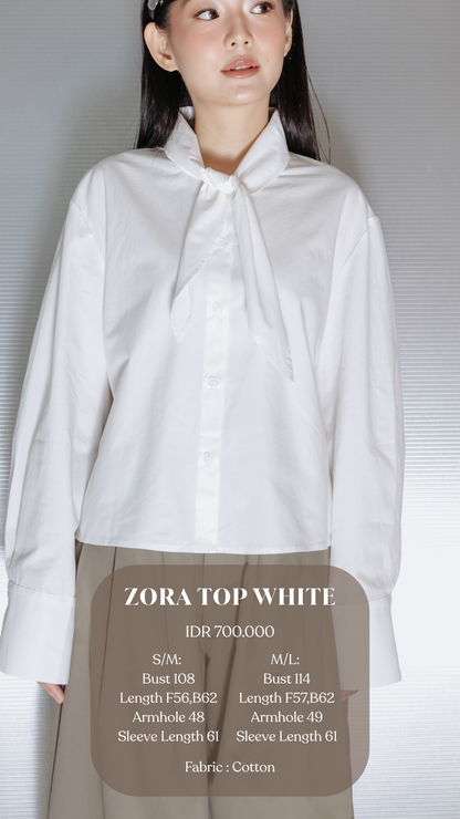 ZORA TOP WHITE (DAY OFF FEB'26)