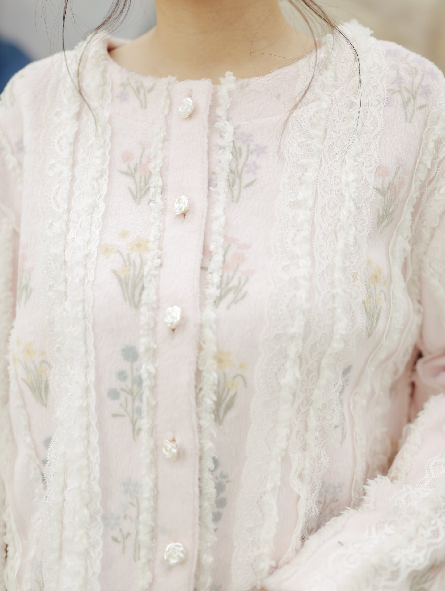 POSY CARDIGAN (ARRAY WALK IN THE GARDEN)