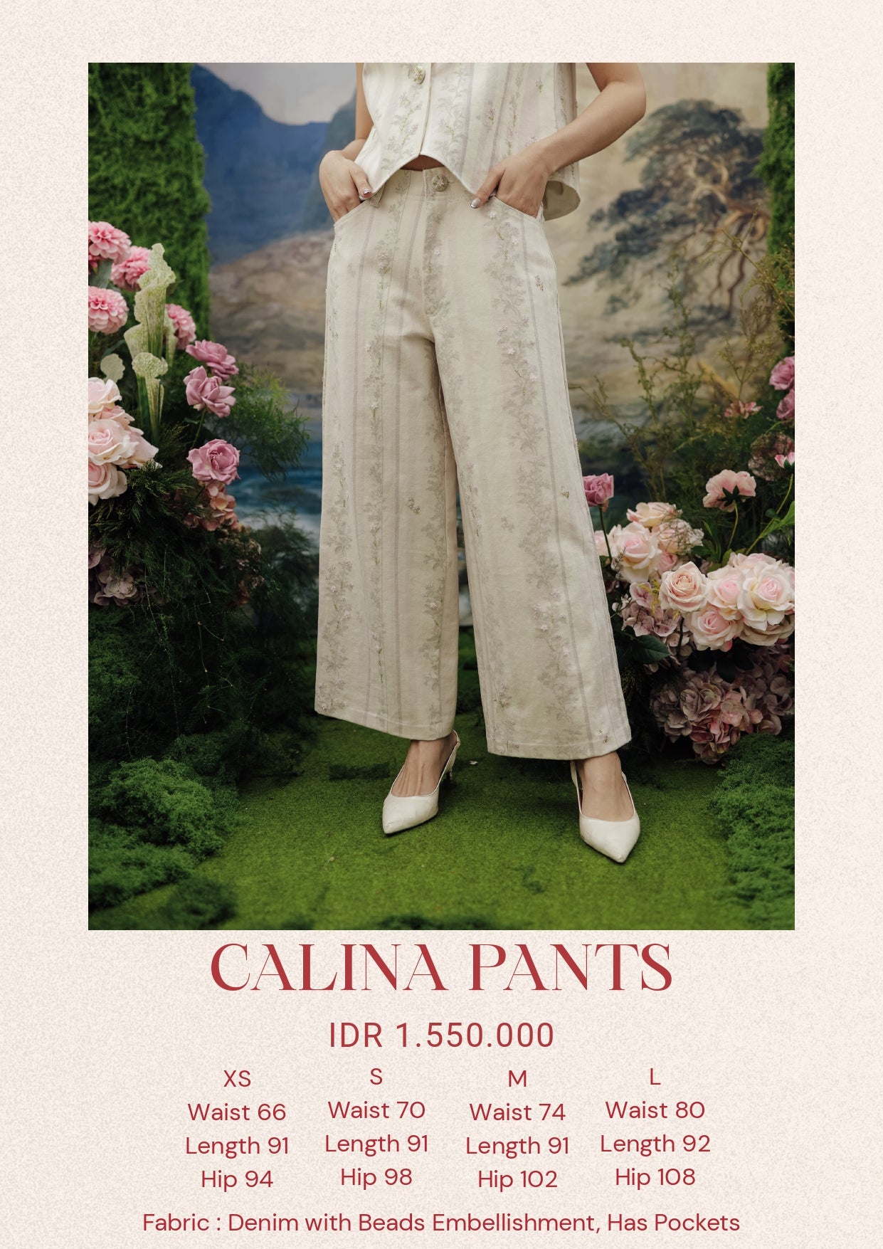CALINA PANTS (ARRAY WALK IN THE GARDEN)