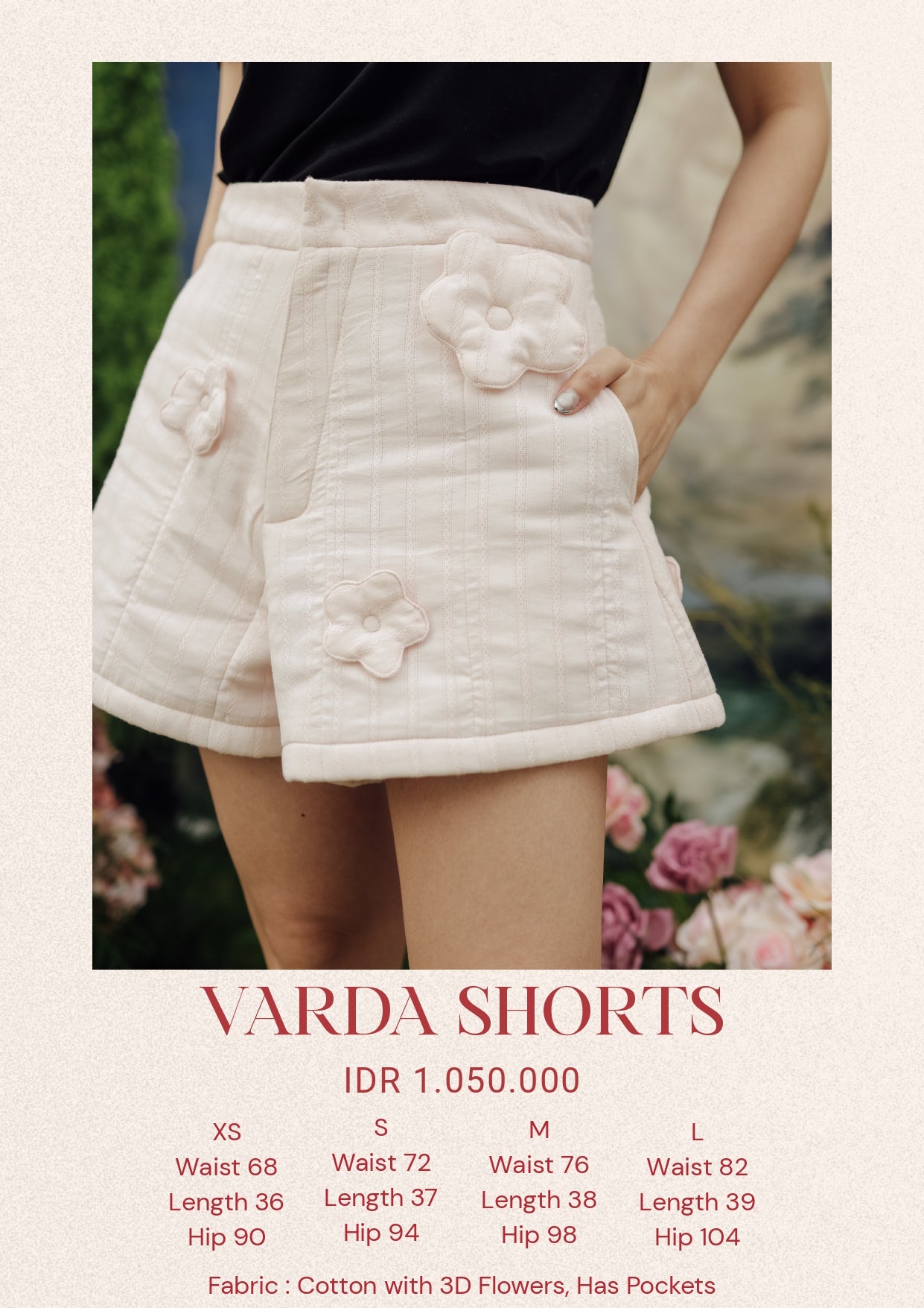 VARDA SHORTS (ARRAY WALK IN THE GARDEN)