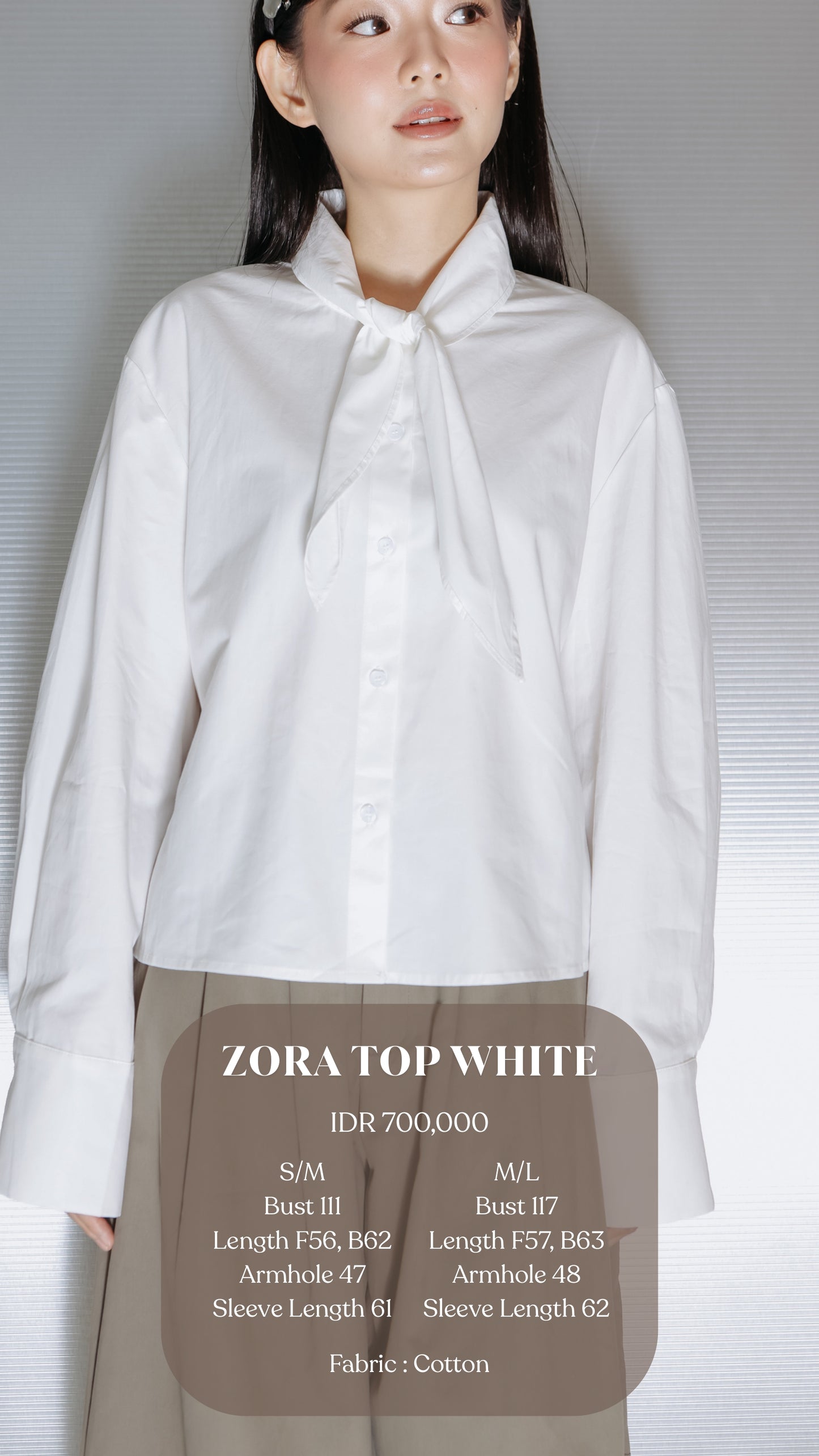ZORA TOP WHITE (DAY OFF FEB'26)