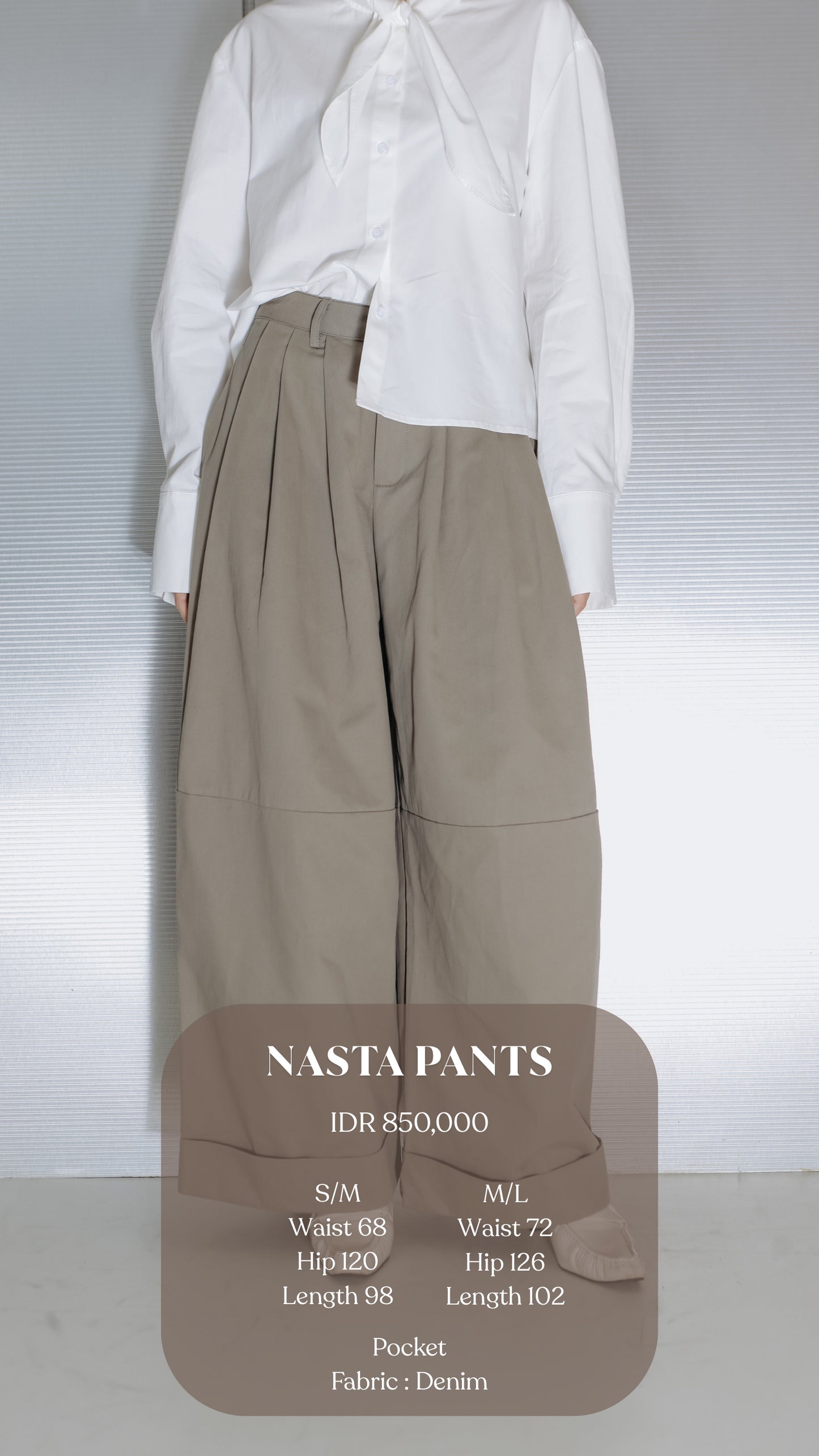 NASTA PANTS (DAY OFF FEB'26)