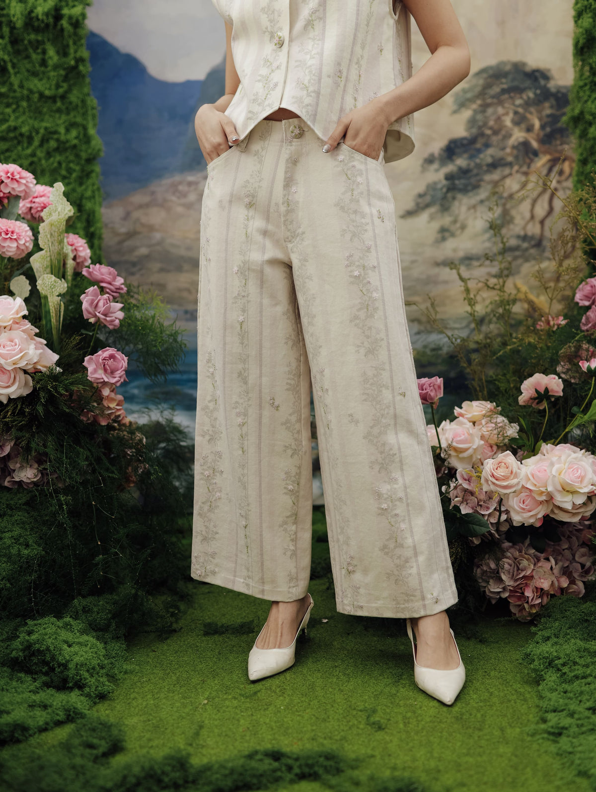 CALINA PANTS  PO (ARRAY WALK IN THE GARDEN)
