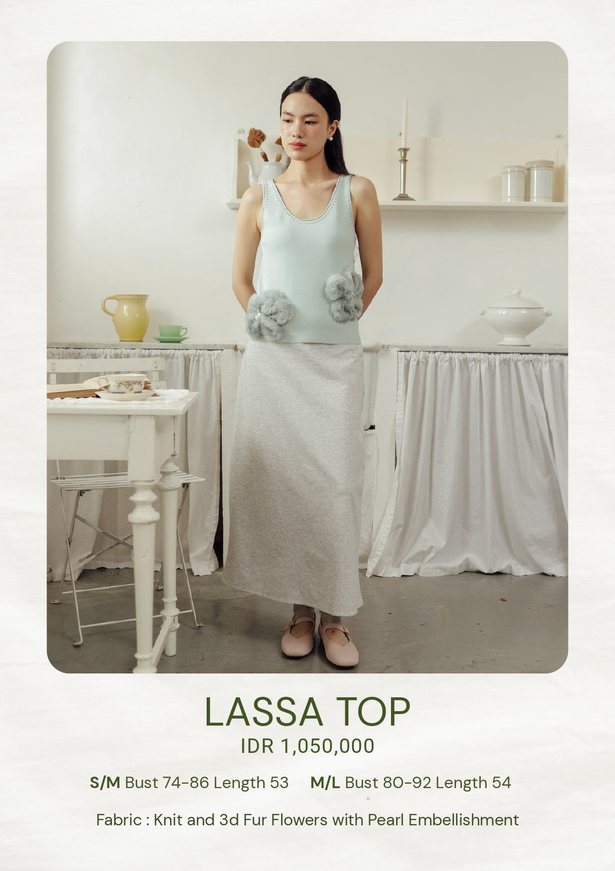 LASSA TOP (ARRAY RIGHT ON SPRING)