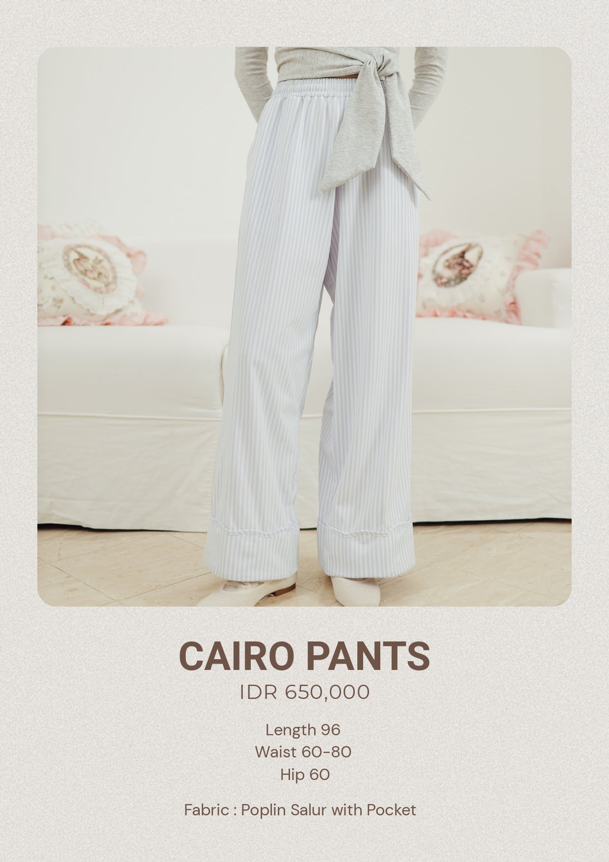 CAIRO PANTS (DAY OFF CASUAL ESCAPE)