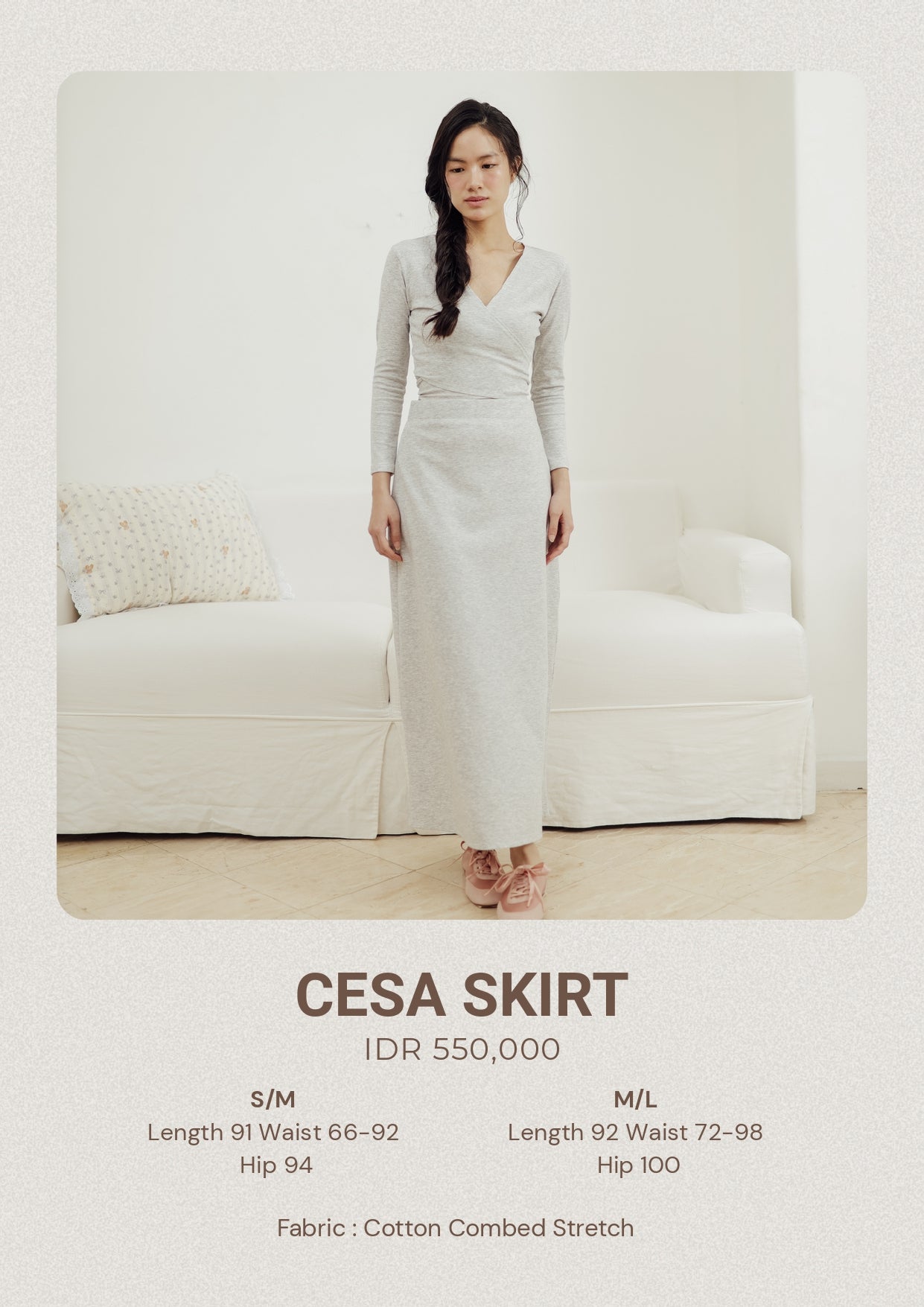CESA SKIRT (DAY OFF CASUAL ESCAPE)