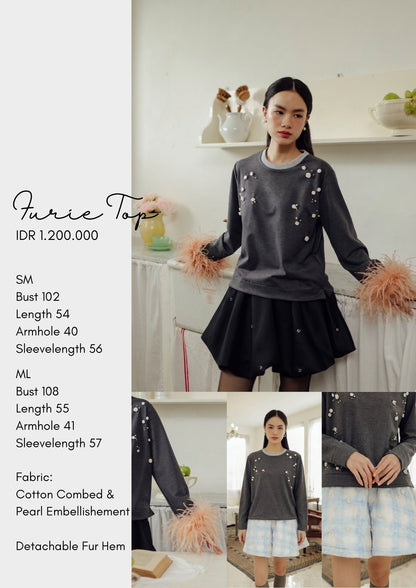 FURIE TOP (ARRAY SOFT WHISPERS)