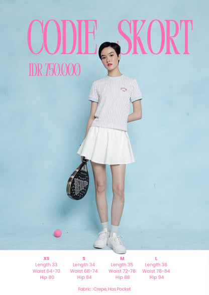 CODIE SKORT (ARRAY SECOND SERVE)
