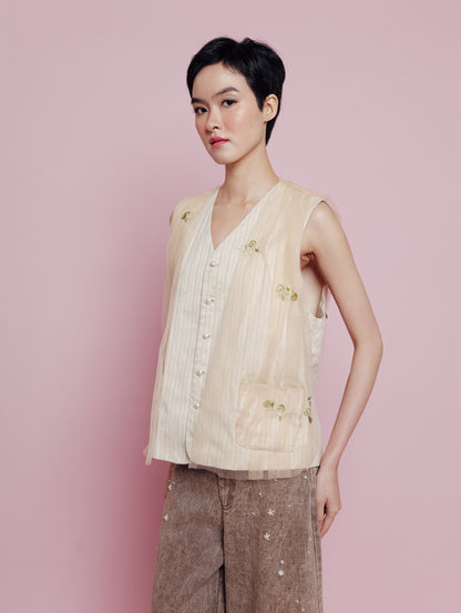 TULLORA VEST (ARRAY DELICATE LUXURY)