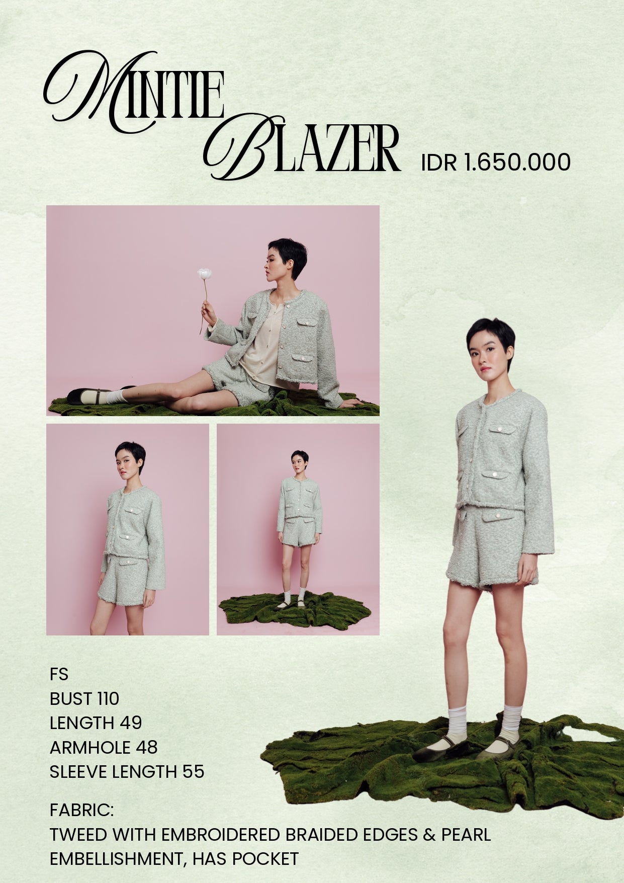 MINTIE BLAZER (ARRAY DELICATE LUXURY)