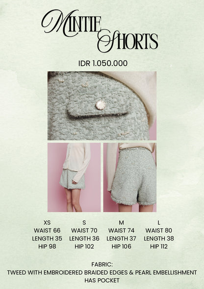 MINTIE SHORTS (ARRAY DELICATE LUXURY)