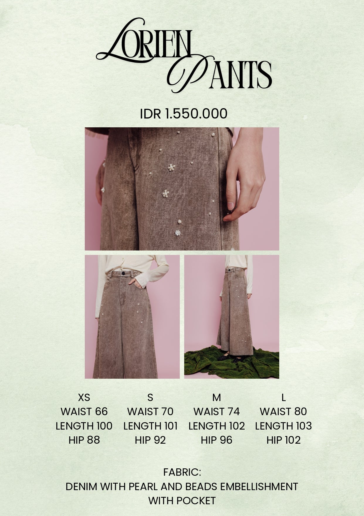 LORIEN PANTS (ARRAY DELICATE LUXURY)
