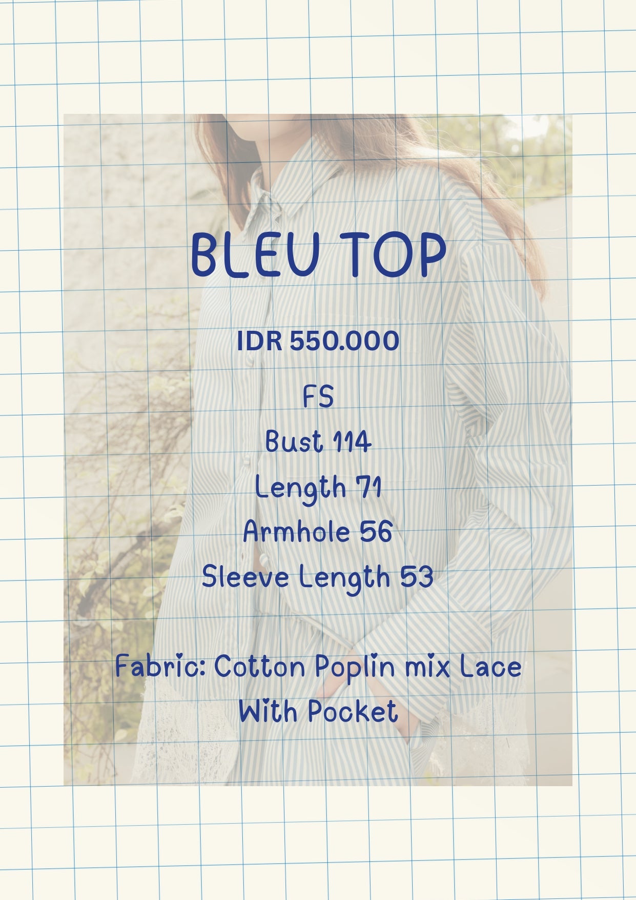 BLEU TOP (DAY OFF SERENE)