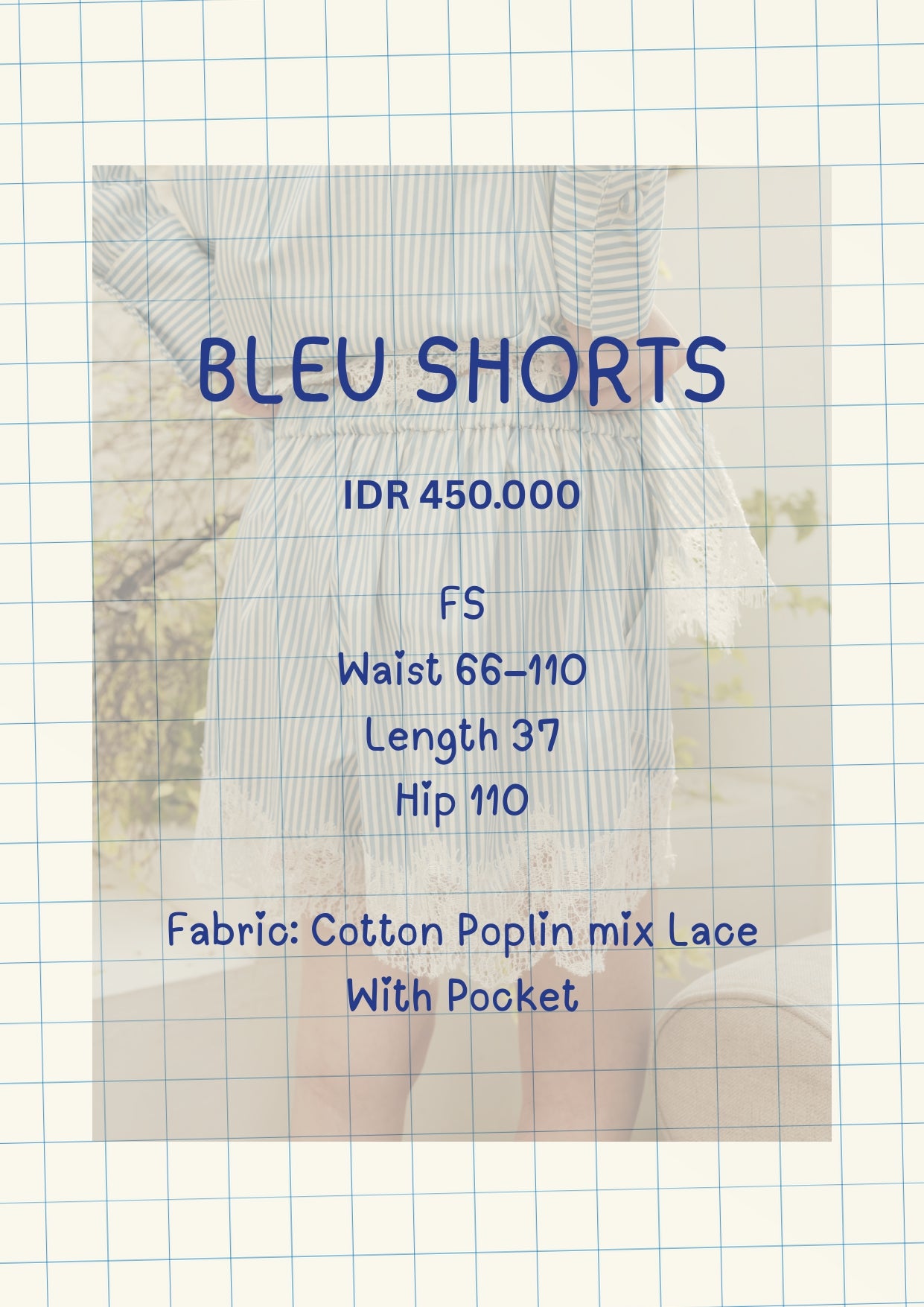 BLEU SHORTS (DAY OFF SERENE)