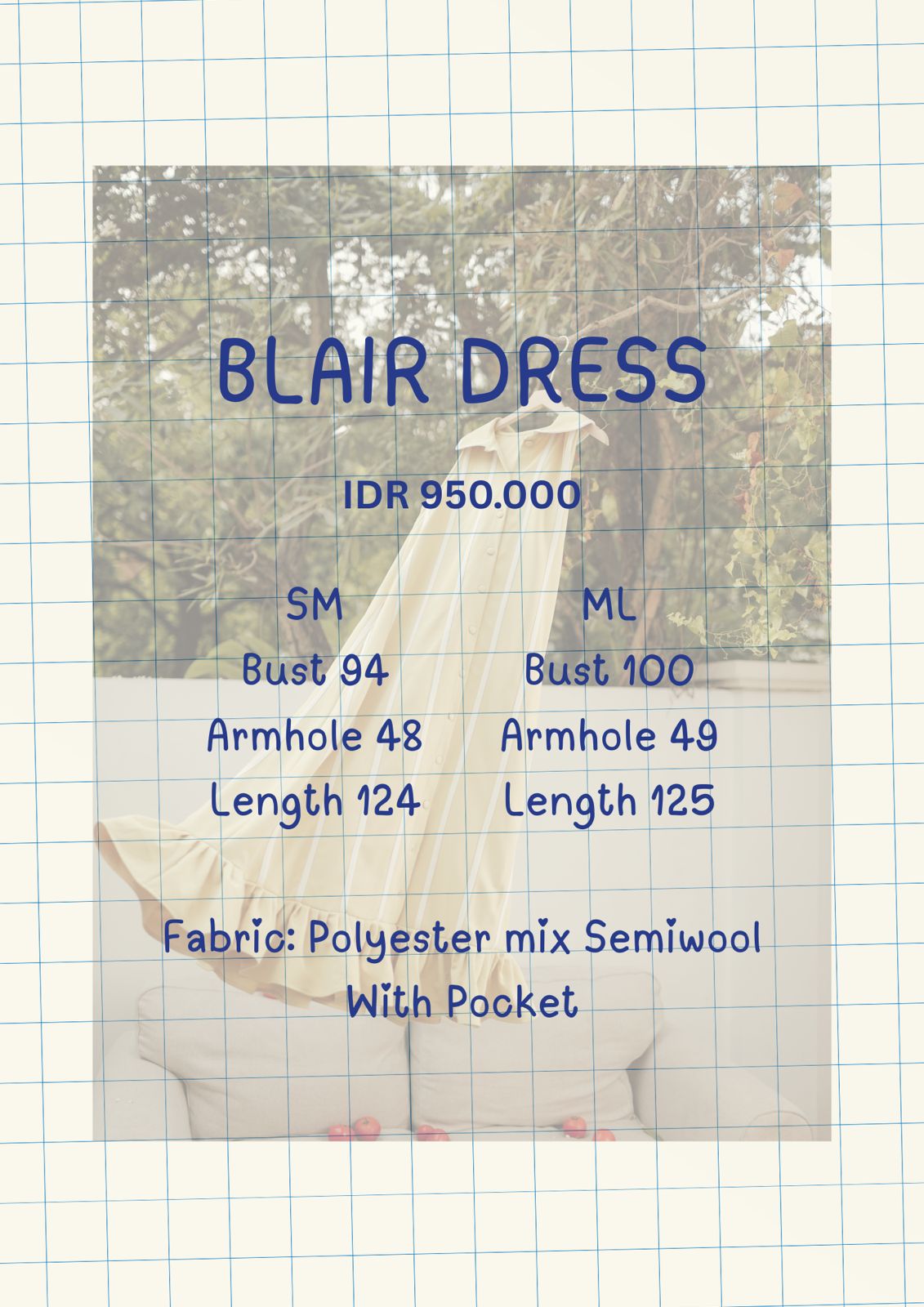 BLAIR DRESS (DAY OFF SERENE)