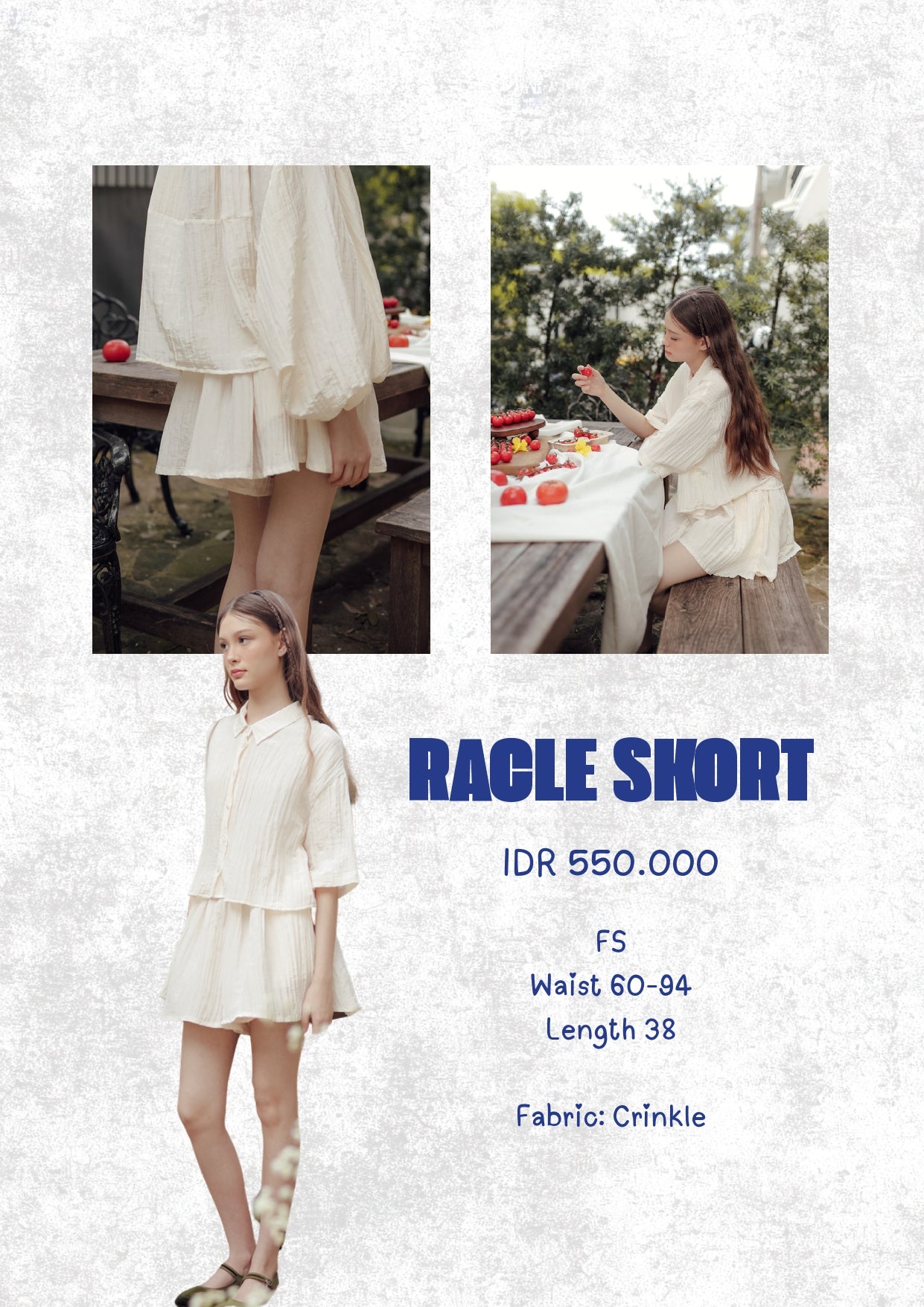RACLE SHORTS (DAYOFF TALE OF SERENE)