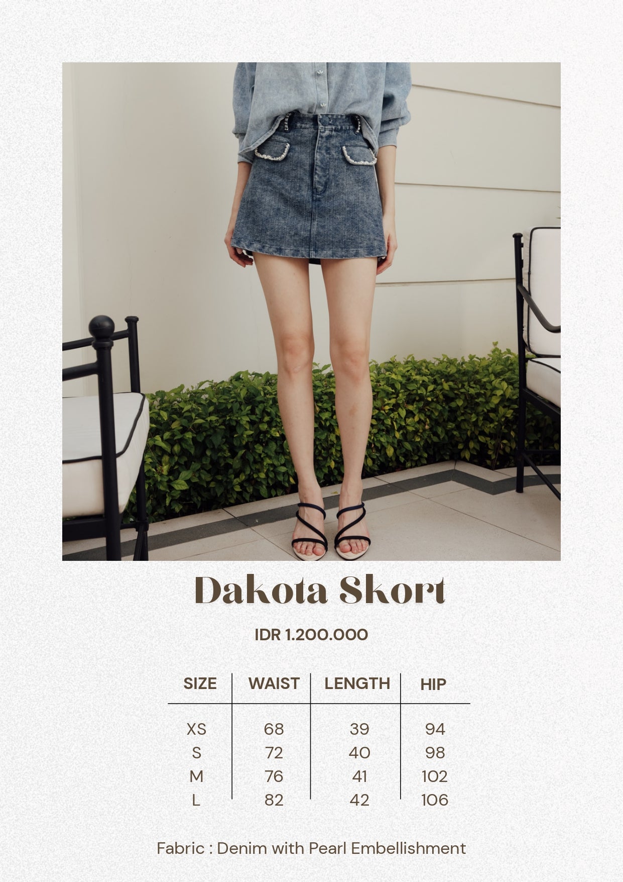 DAKOTA SKORT (ARRAY HEIRLOOM LEGACY)