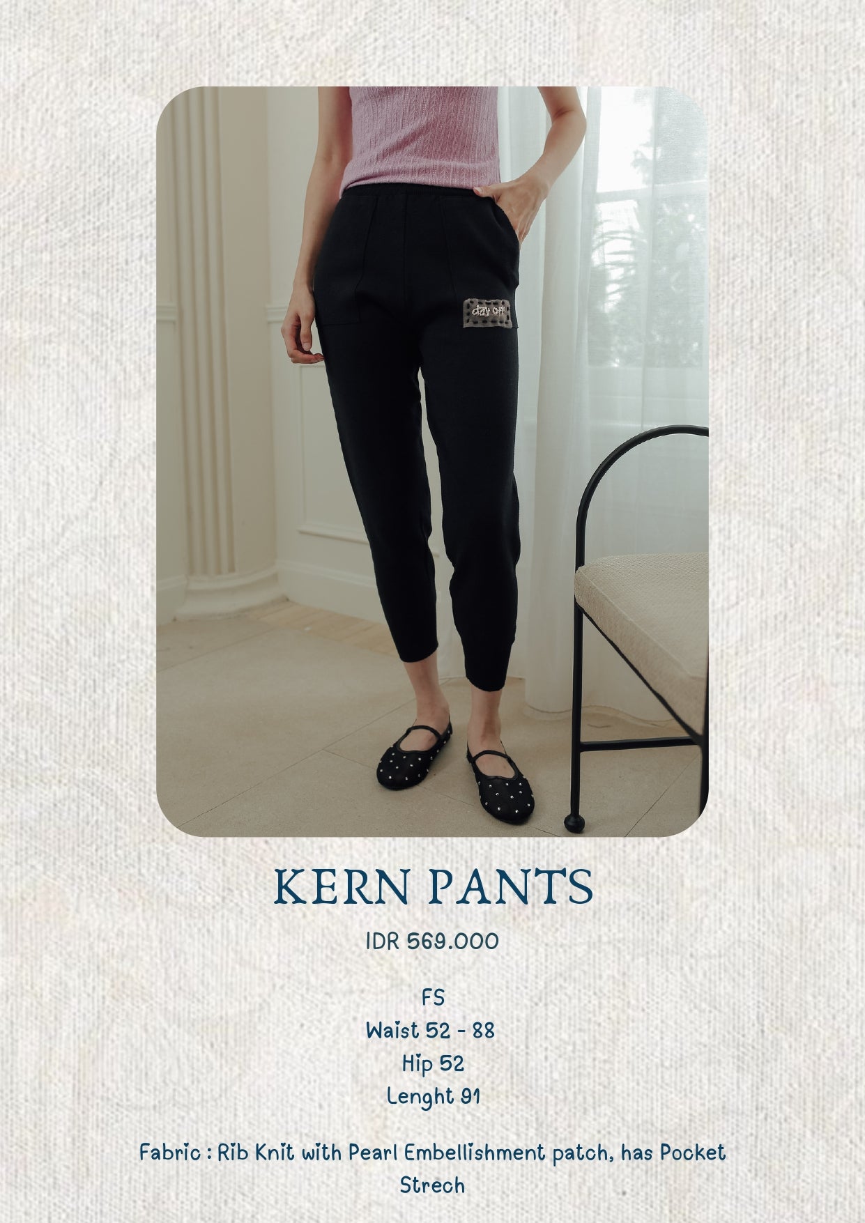 KERN PANTS (DAYOFF PURE EASE)