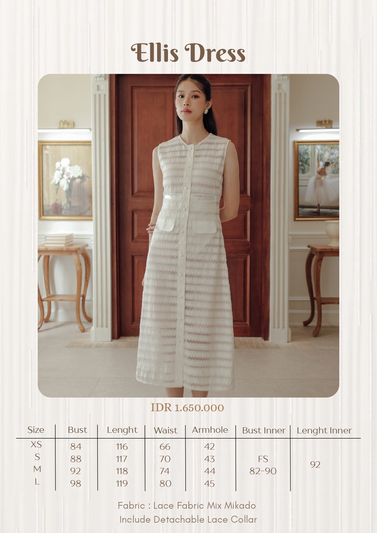 ELLIS DRESS (ARRAY STILL GRACE)