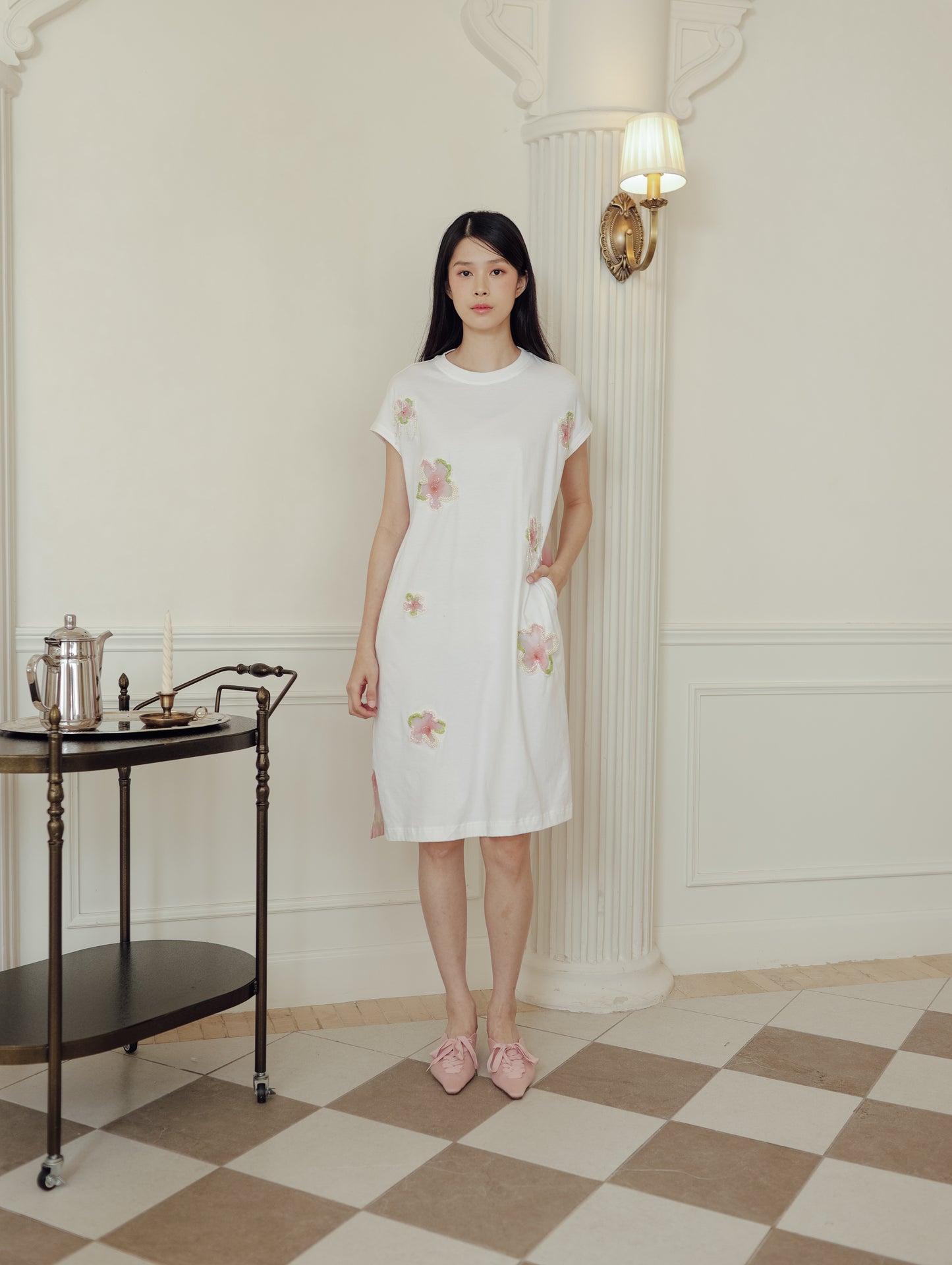 LENNE DRESS (ARRAY STILL GRACE)