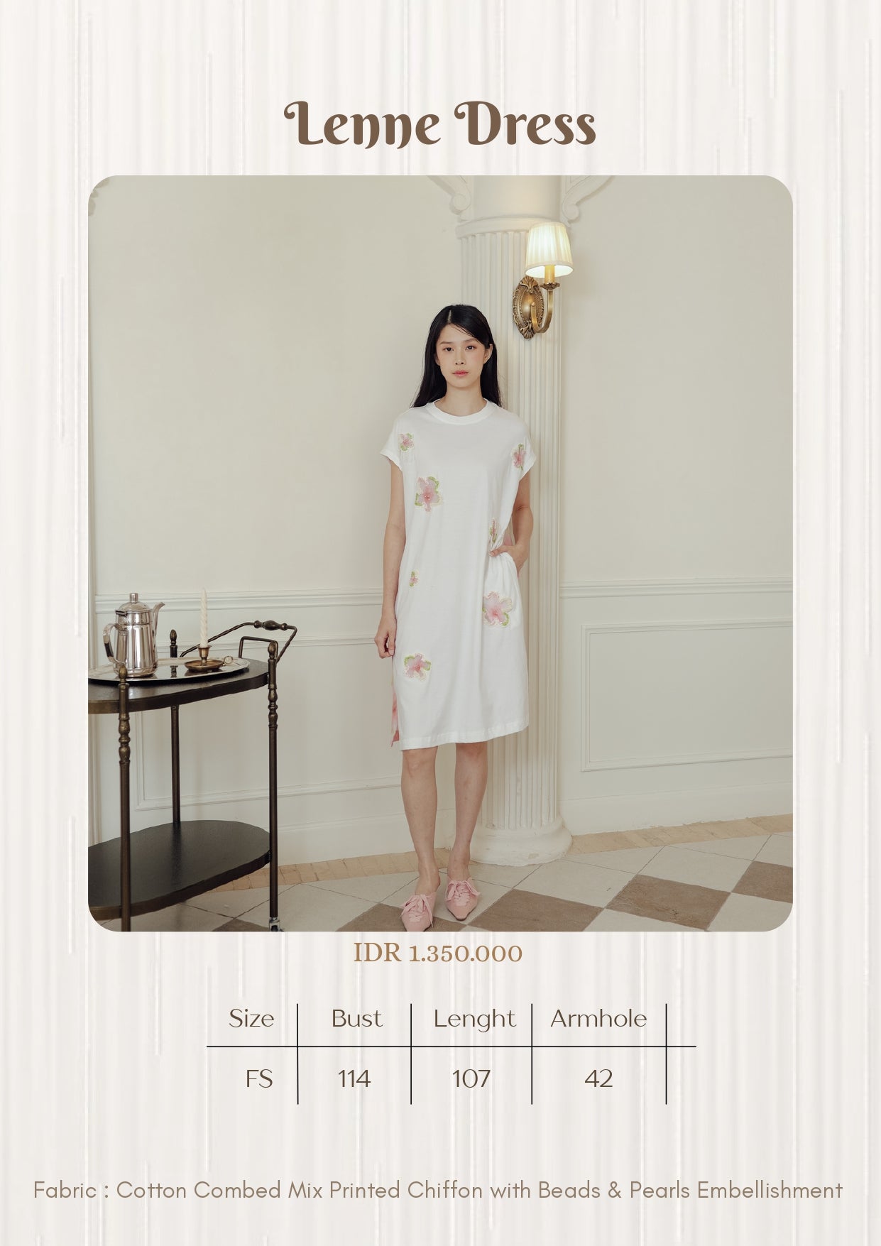 LENNE DRESS (ARRAY STILL GRACE)