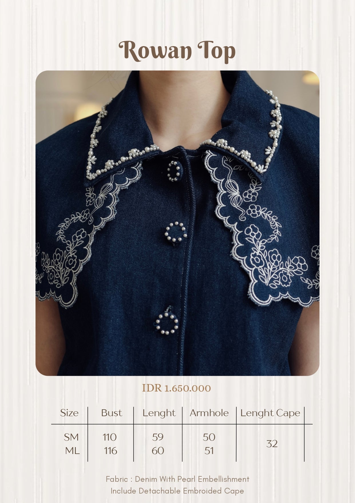 ROWAN TOP (ARRAY STILL GRACE)
