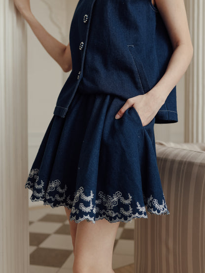 ROWAN SKORT (ARRAY STILL GRACE)