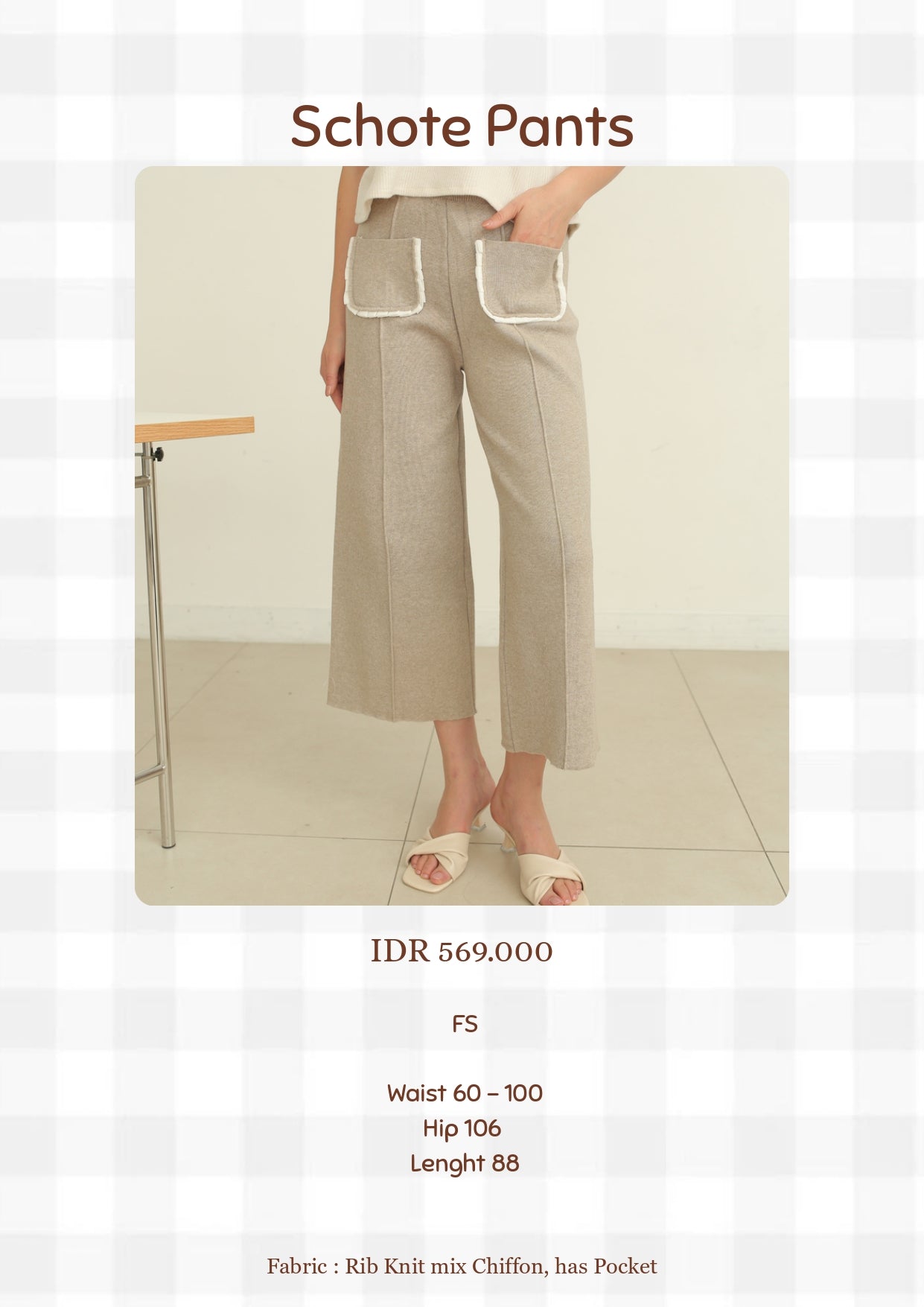SCHOTE PANTS (DAY OFF SOFT SHIFT)