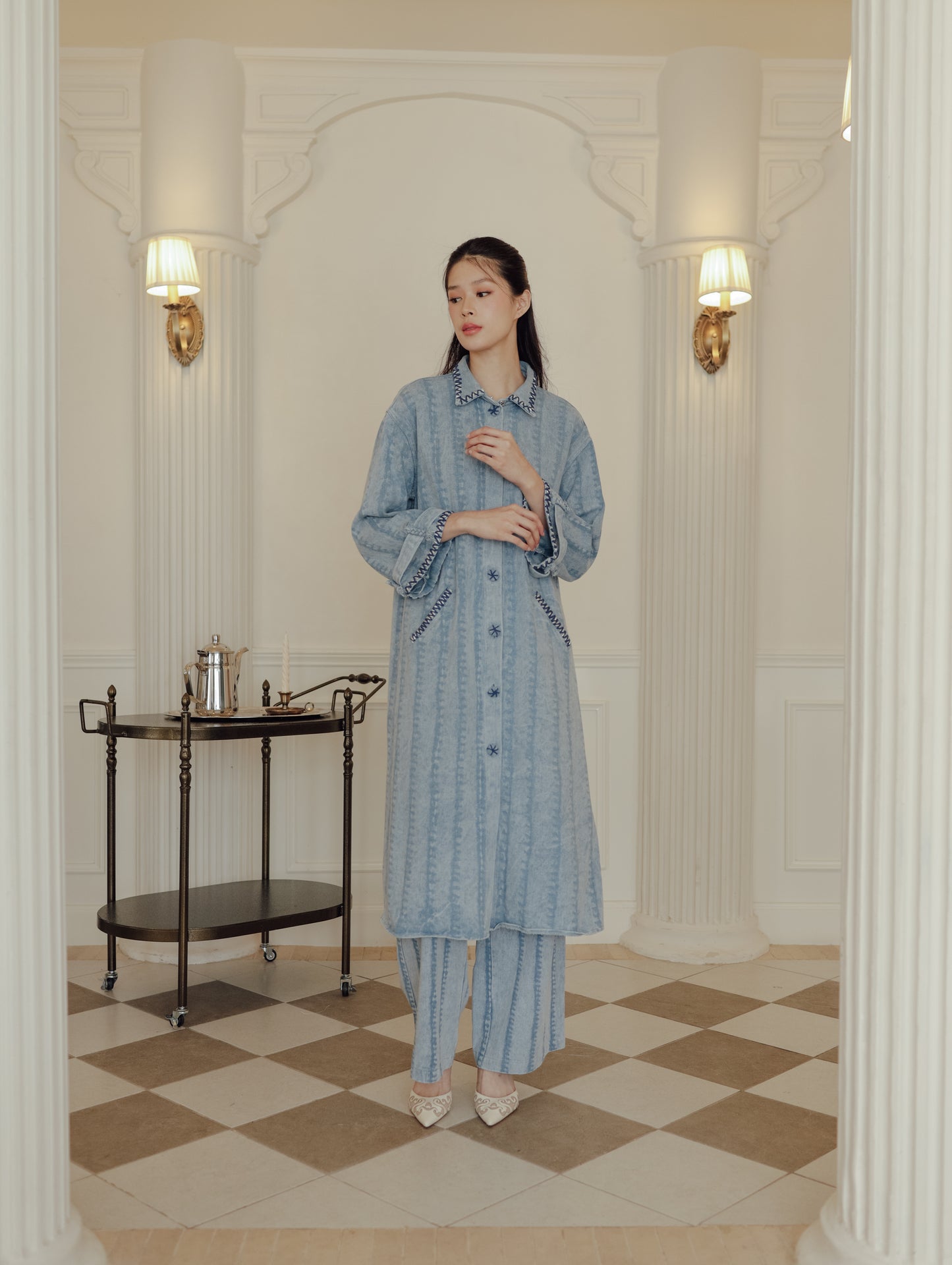 WINSTON SHIRT DRESS (ARRAY SOFT VOWS)