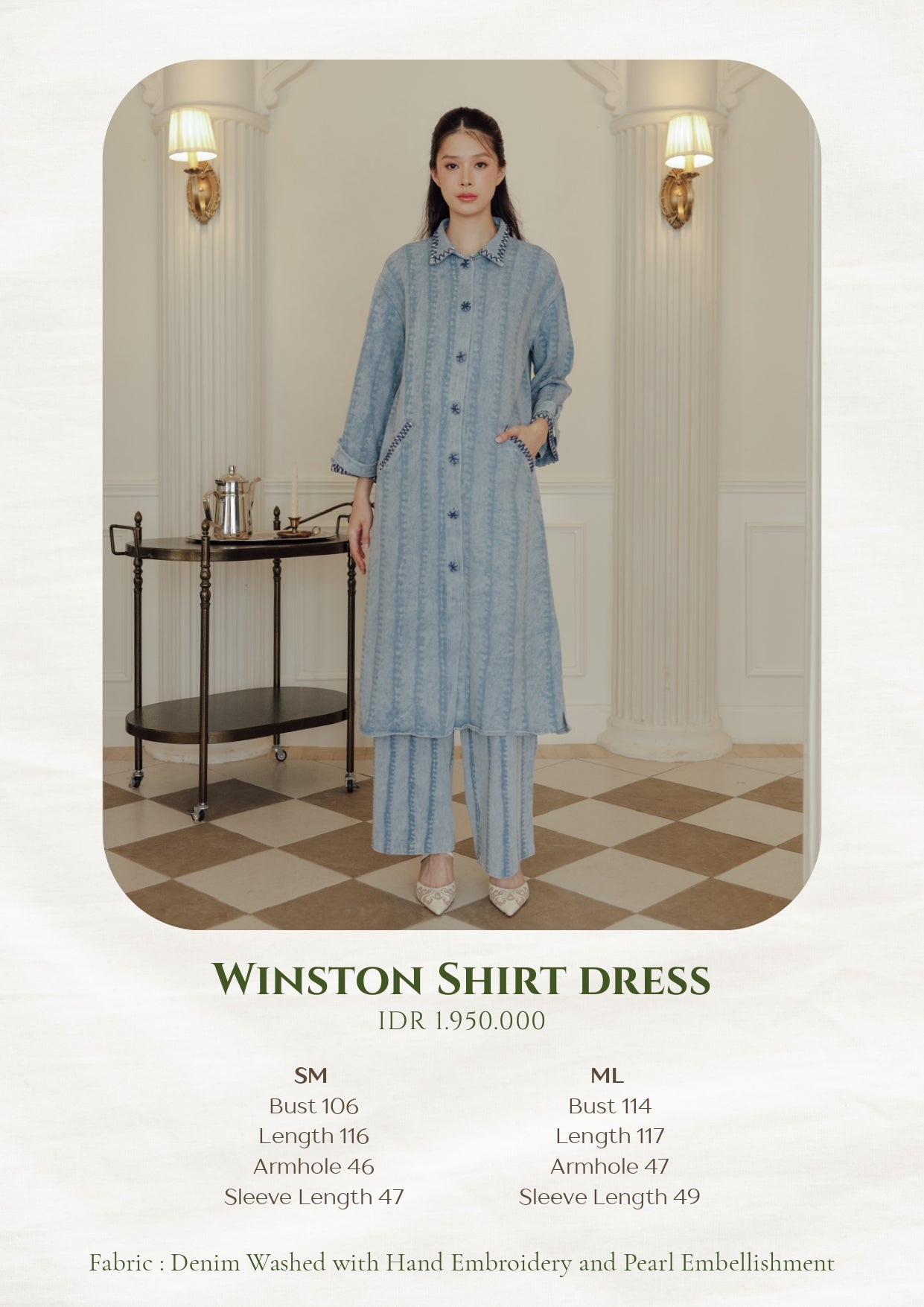 WINSTON SHIRT DRESS (ARRAY SOFT VOWS)